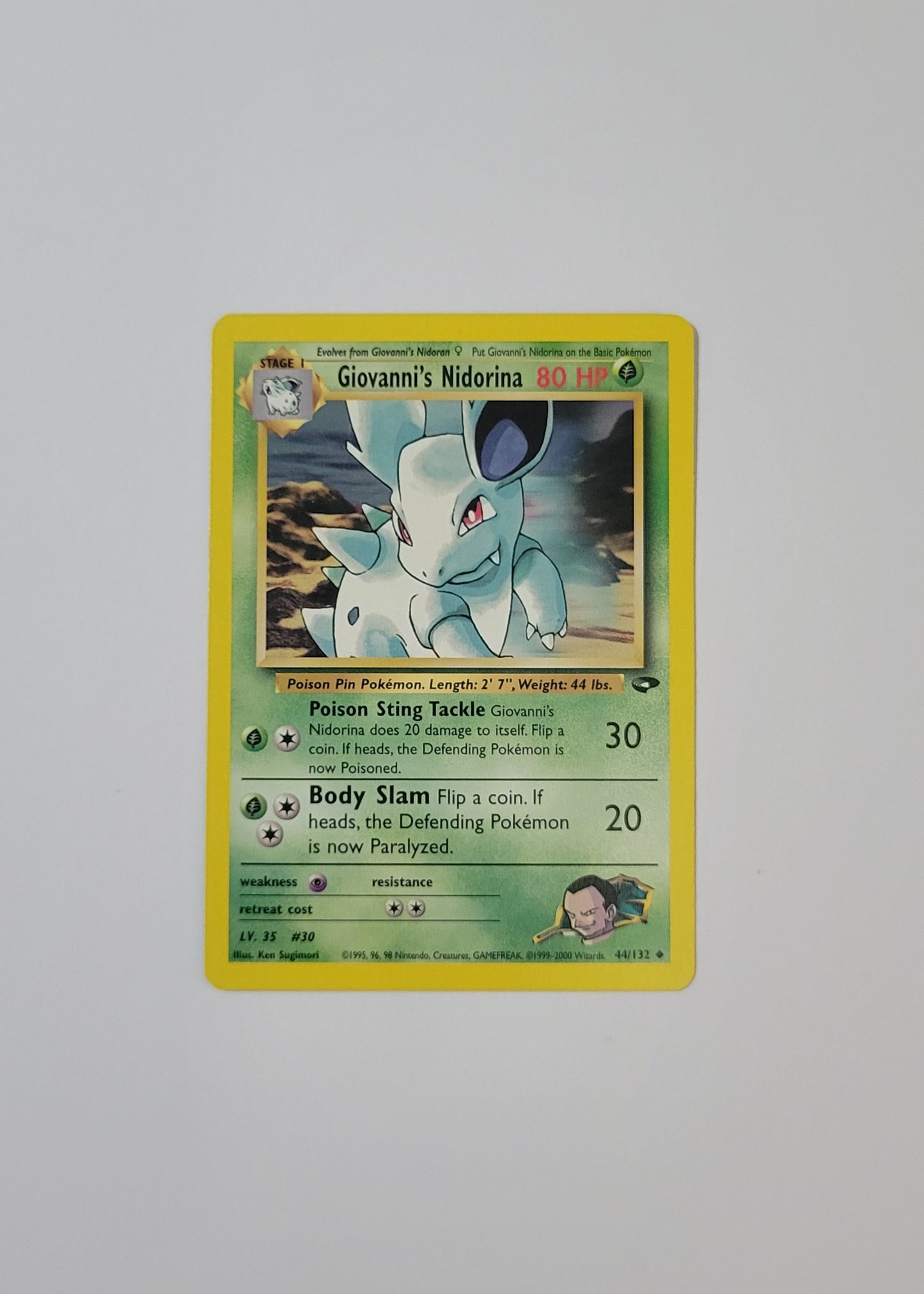 Giovanni's Nidorina 44/132 - Gym Challenge