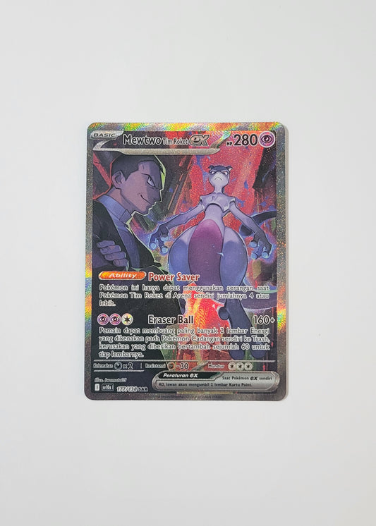 Mewtwo Tim Roket ex 177/138 - Presence of Champions (Indonesian)