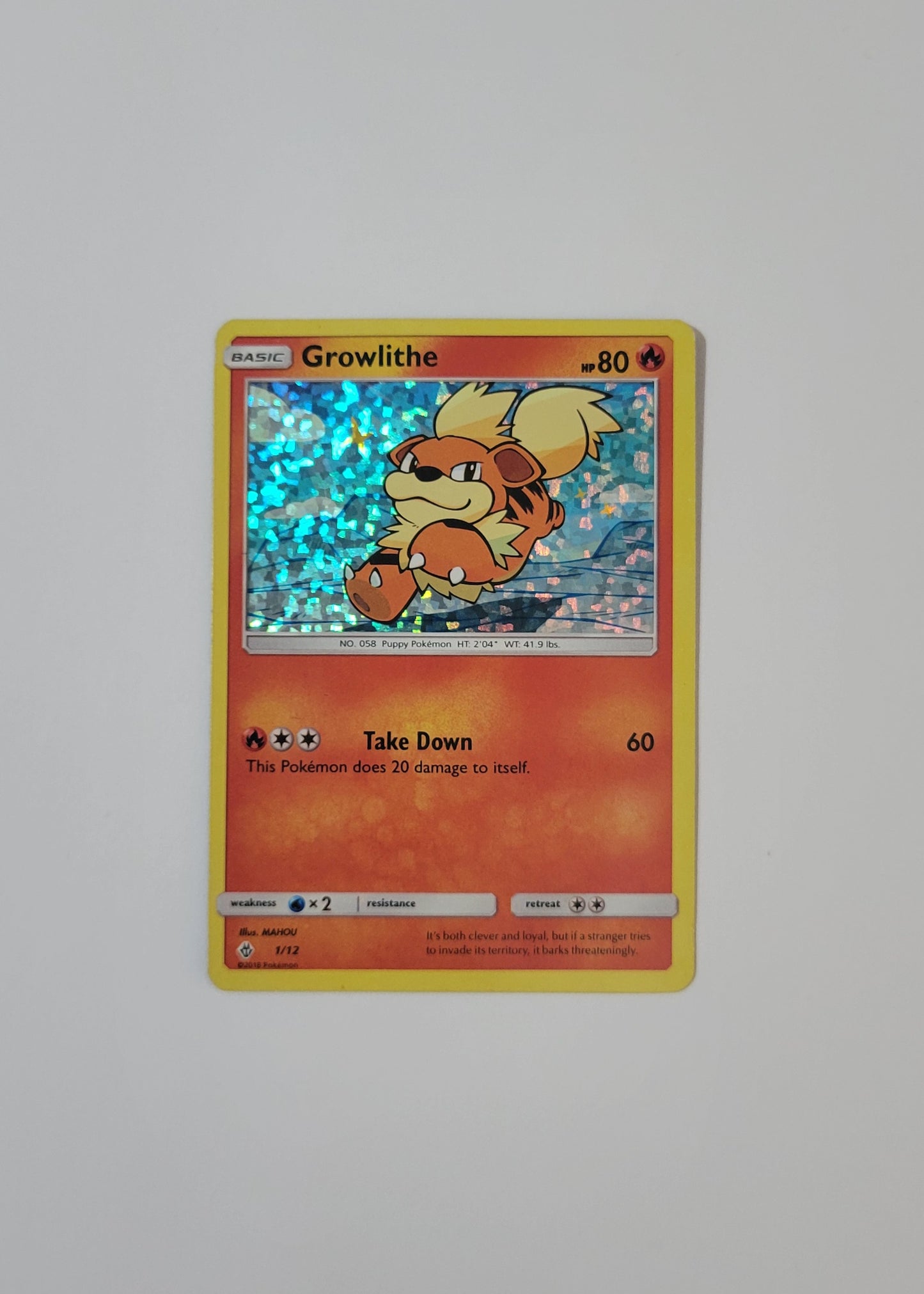 Growlithe 1/12 - McDonald's Promo 2018