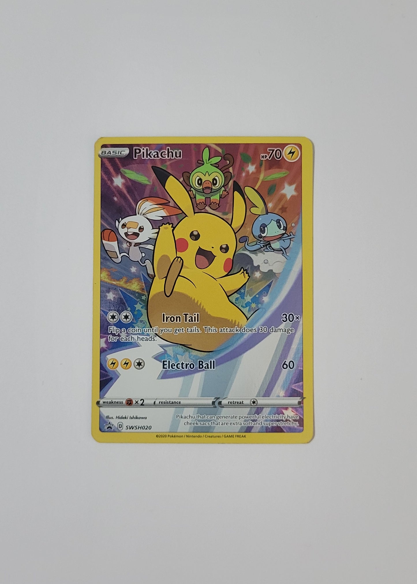 Pikachu SWSH020 - Black Star Promo
