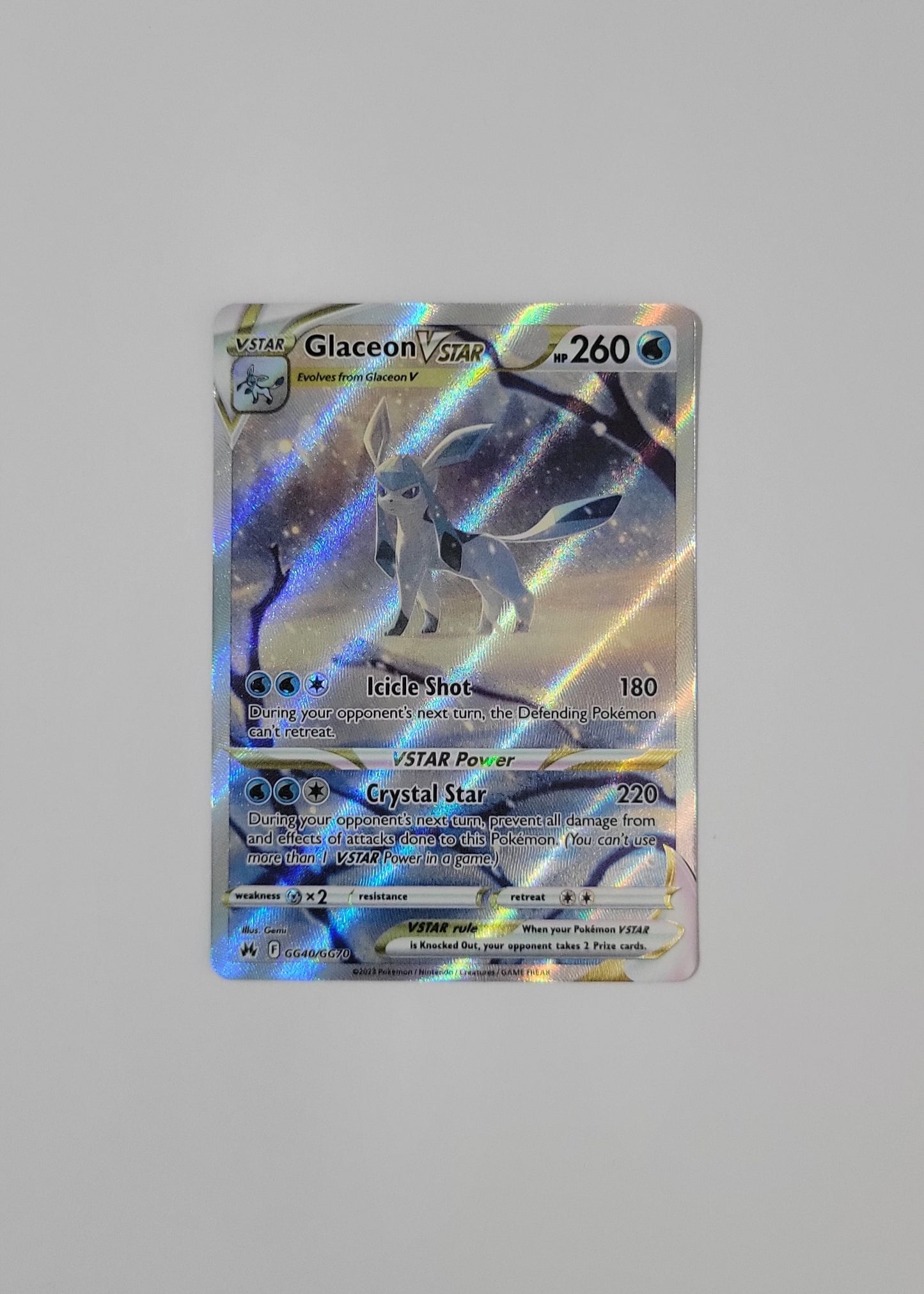 Glaceon VSTAR GG40/GG70 - Crown Zenith: Galarian Gallery