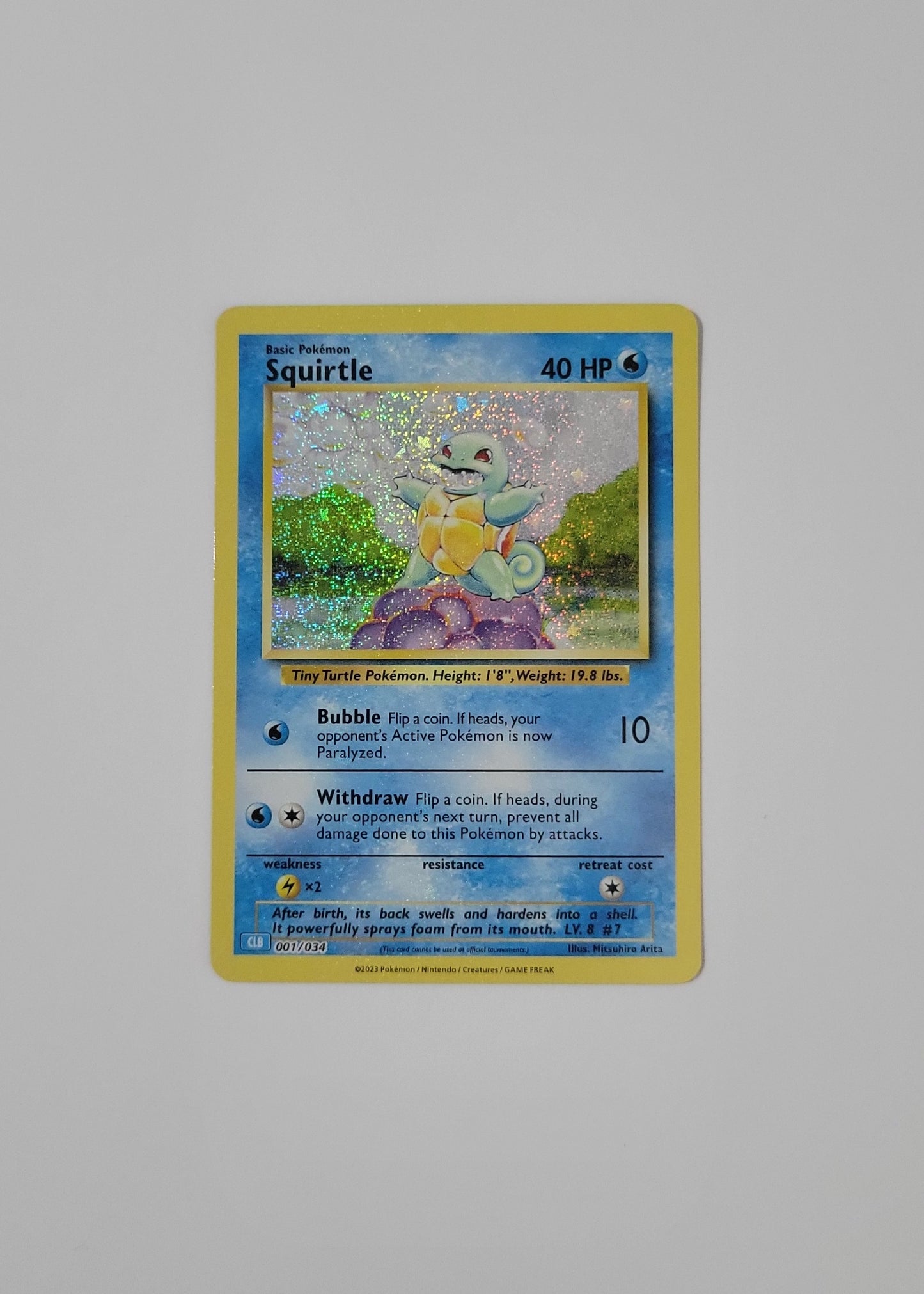 Squirtle 001/034 - CLB Classic Collection