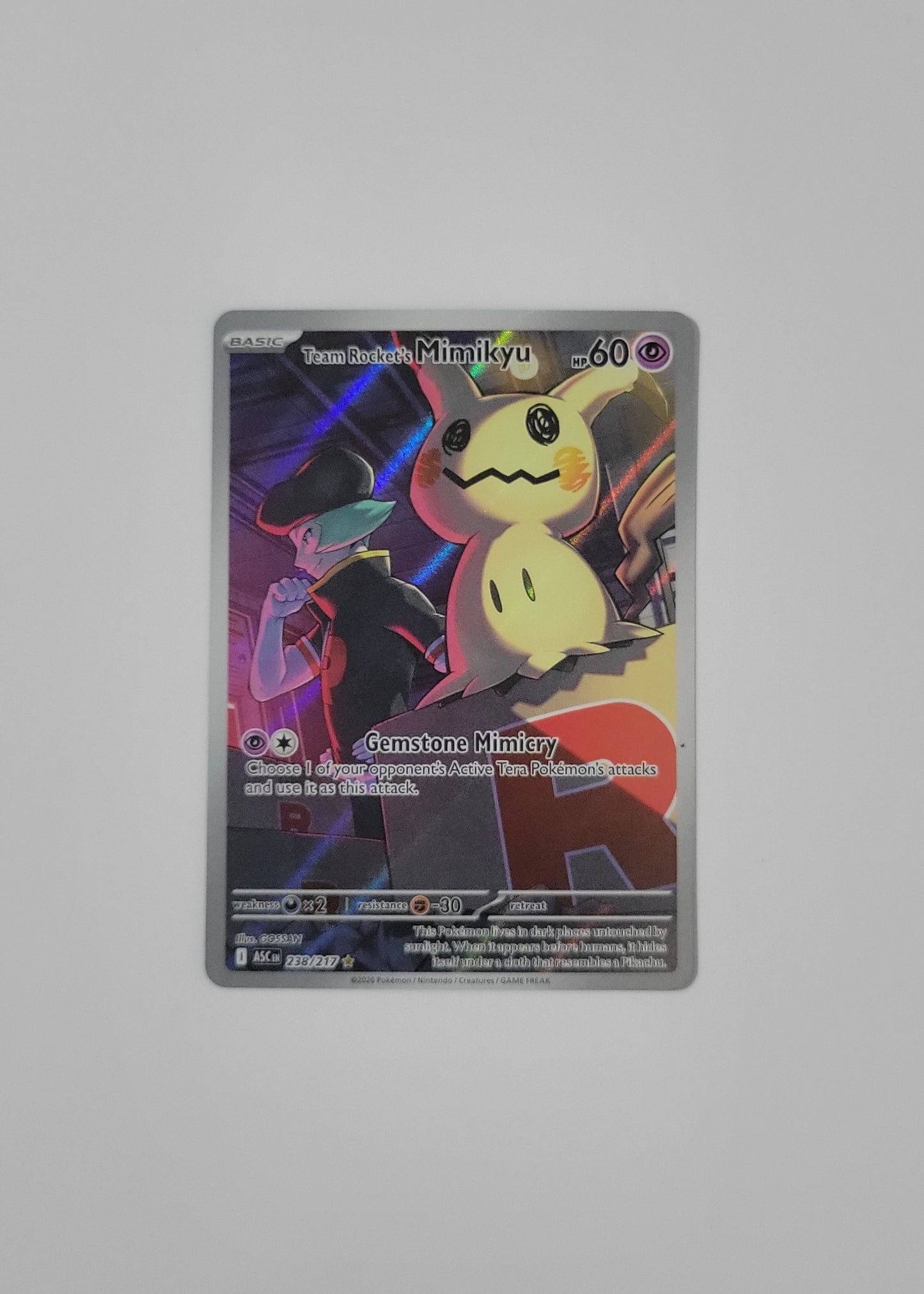 Team Rocket's Mimikyu 238/217 - Ascended Heroes