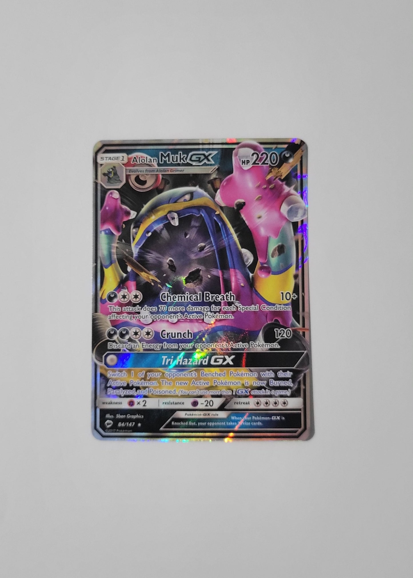 Alolan Muk GX 84/147 - Burning Shadows