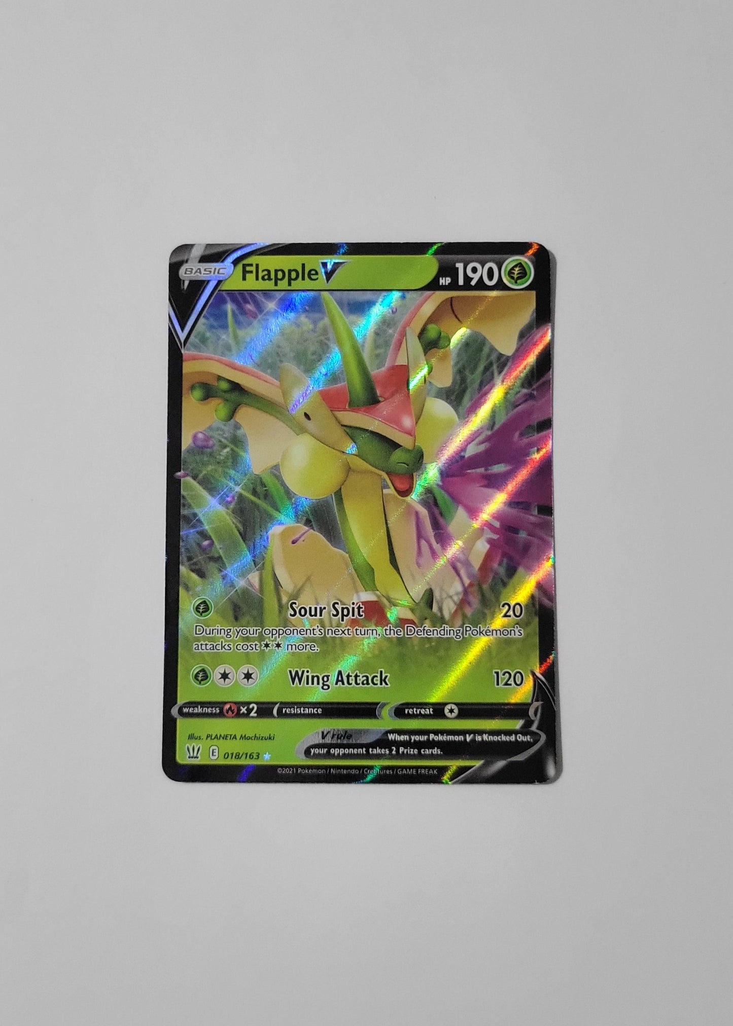 Flapple V 018/163 - Battle Styles
