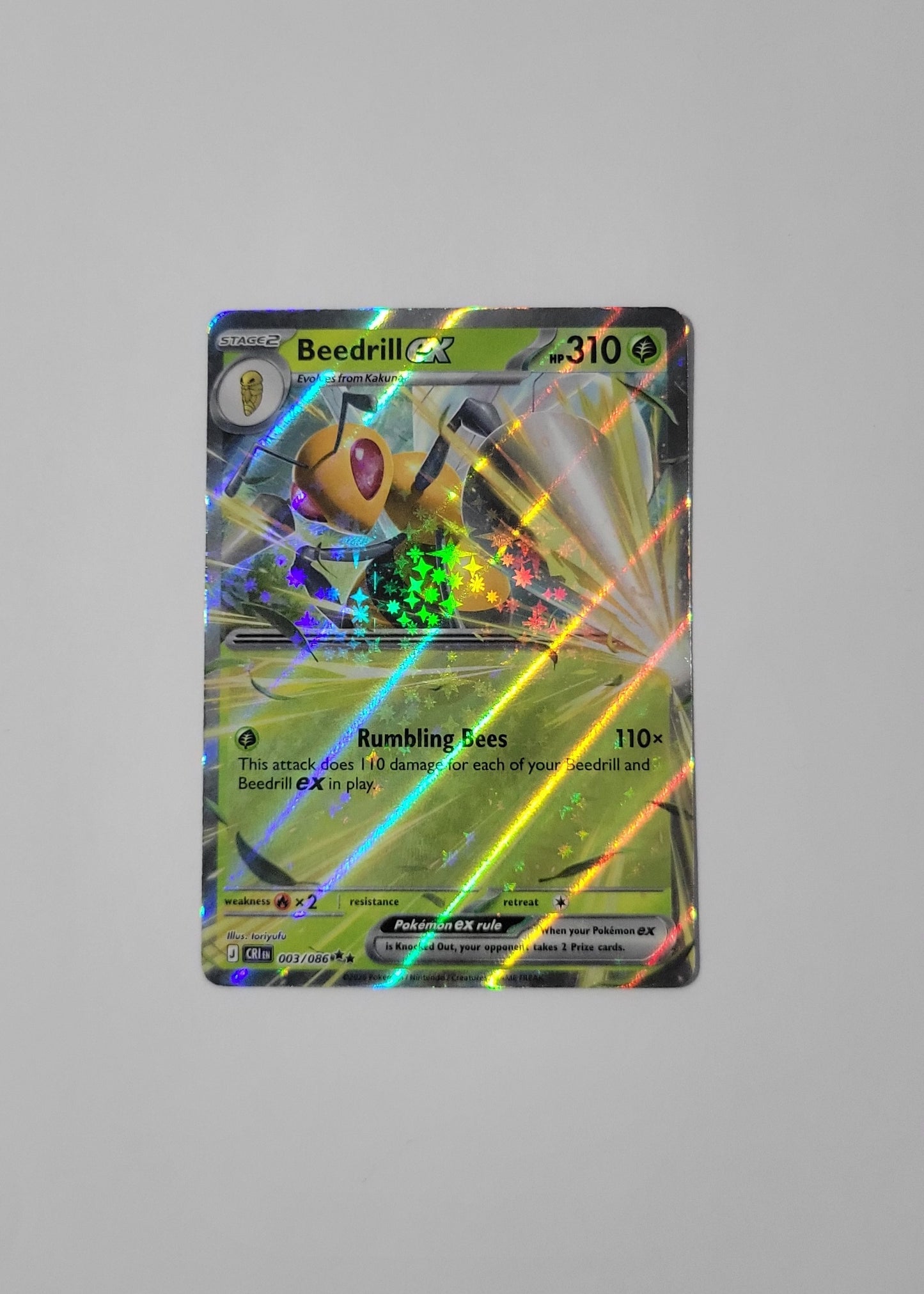 Beedrill ex 003/217 - Chaos Rising
