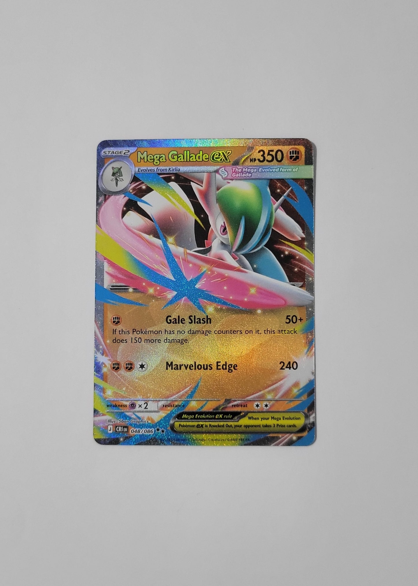 Mega Gallade ex 048/086 - Chaos Rising