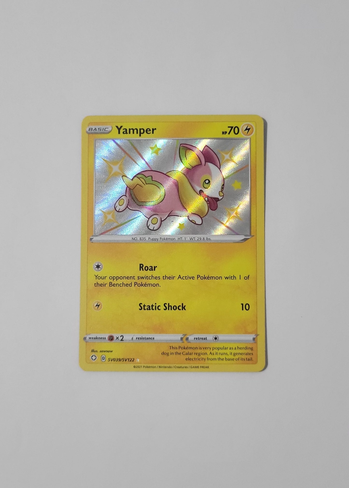 Yamper SV039/SV122 - Shining Fates: Shiny Vault