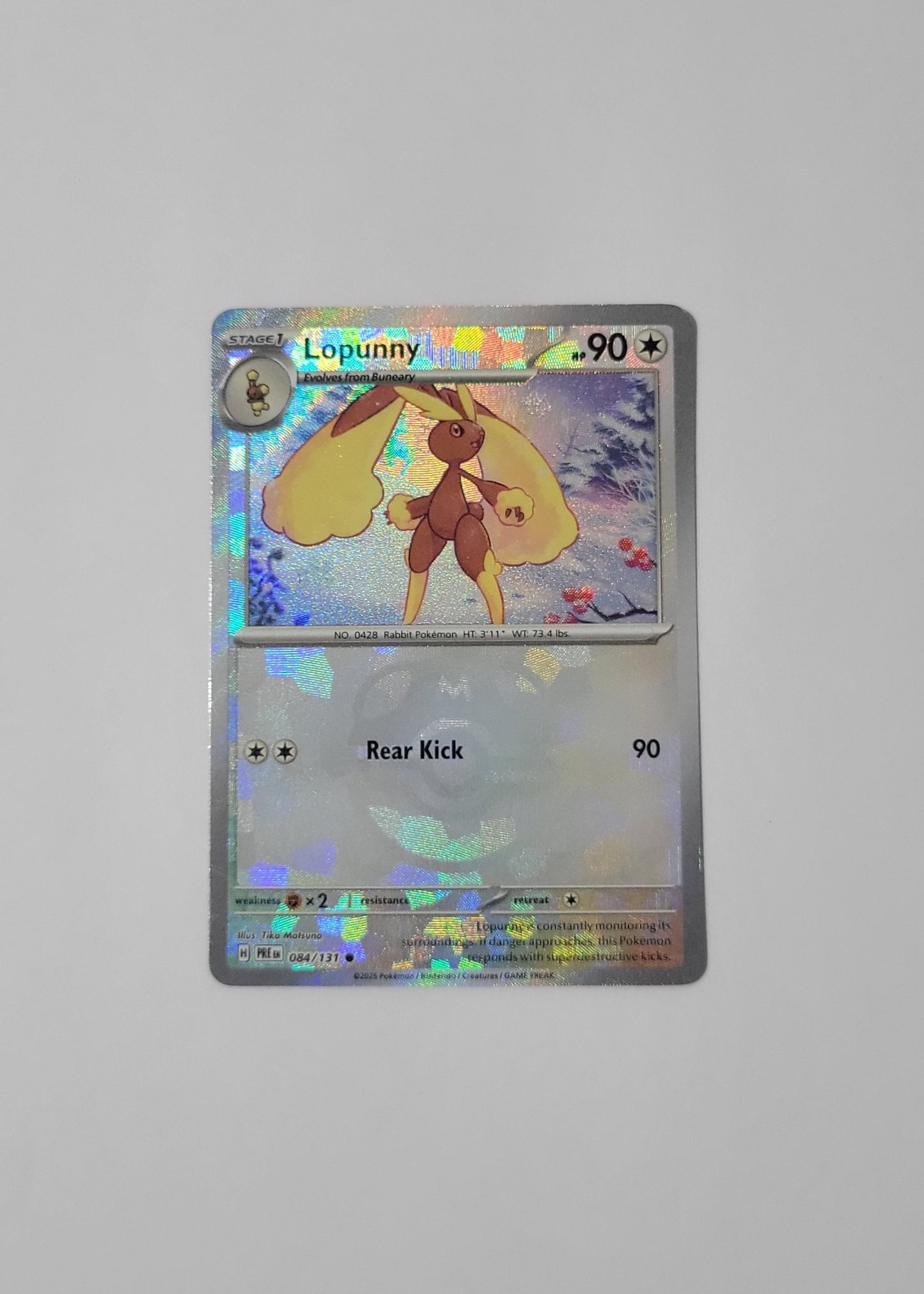 Lopunny 084/131 (Master Ball) - Prismatic Evolutions