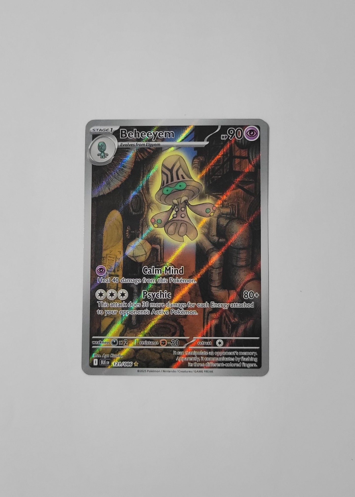 Beheeyem 121/086 - Black Bolt