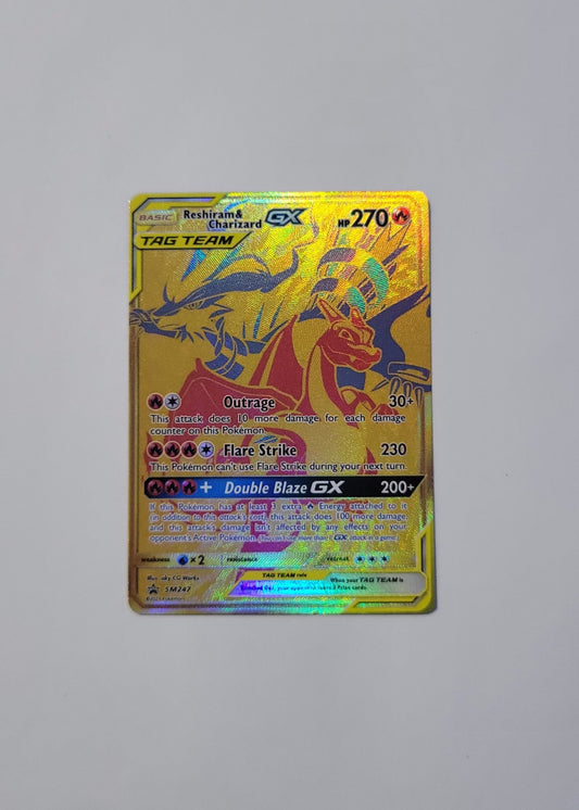 Reshiram & Charizard GX SM247 - Black Star Promo