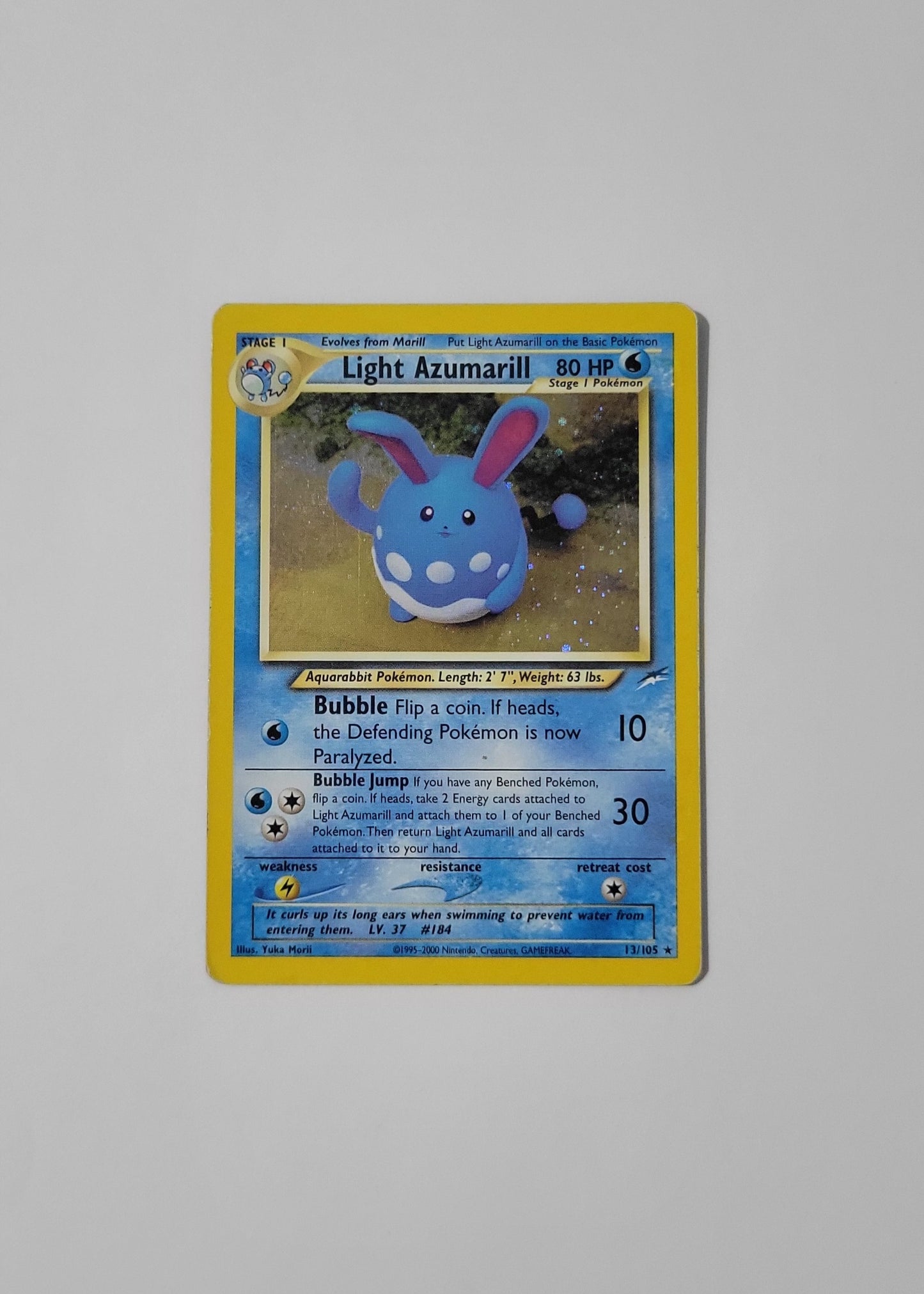 Light Azumarill 13/105 (Holo) - Neo Destiny