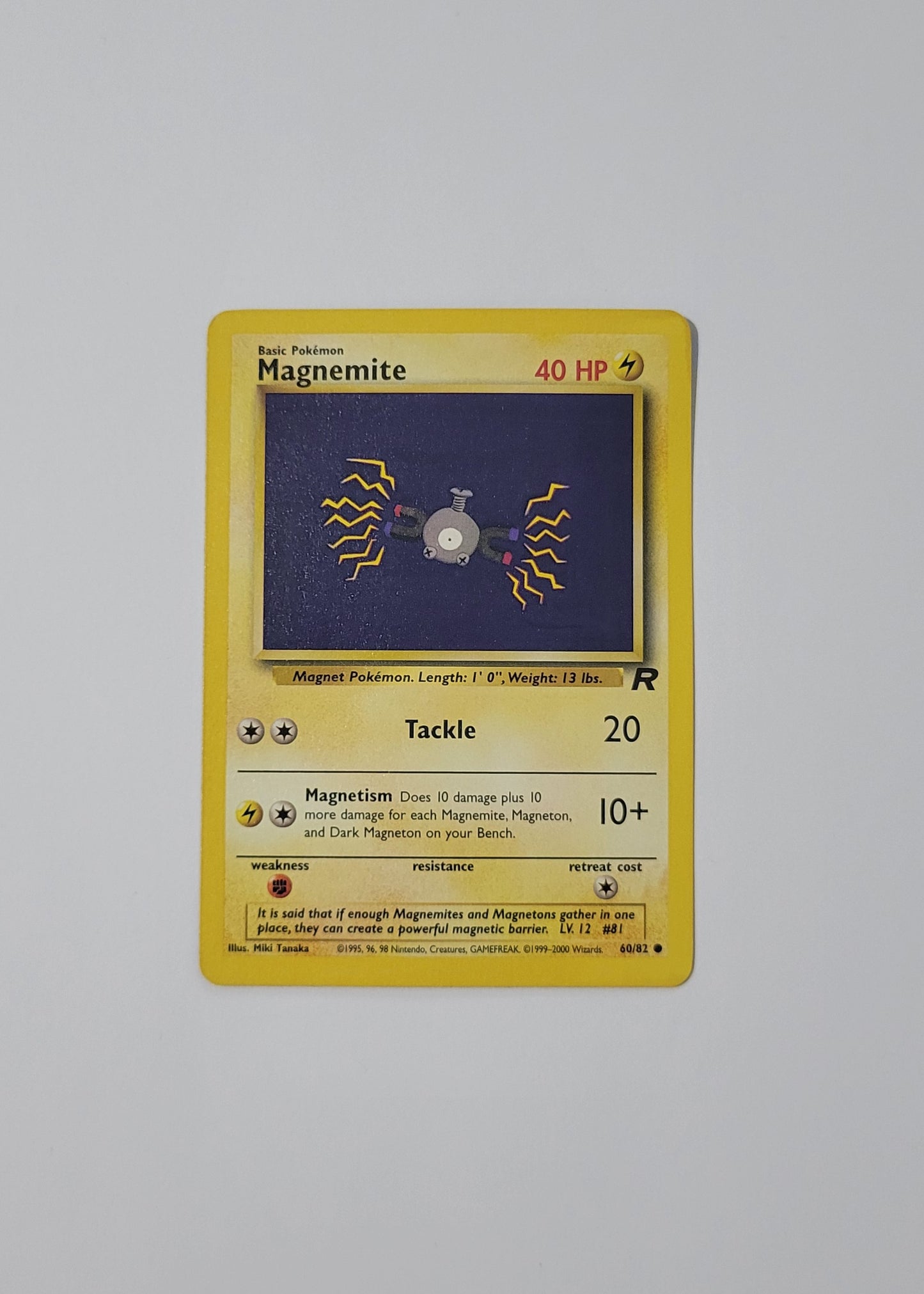 Magnemite 60/82 - Team Rocket