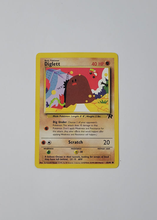 Diglett 52/82 - Team Rocket
