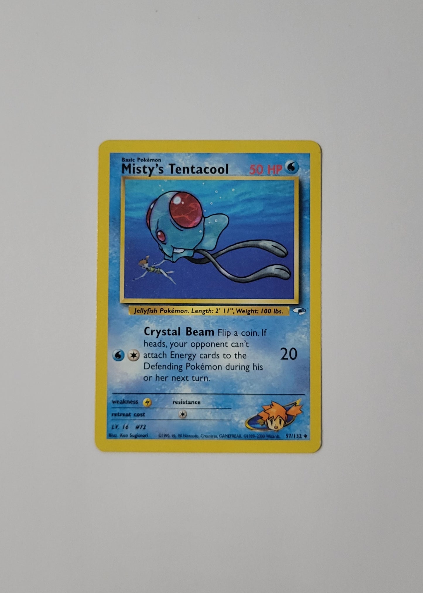 Misty's Tentacool 57/132 - Gym Heroes