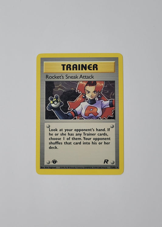 Rocket's Sneak Attack 72/82 (Non-Holo) - Team Rocket (1st Edition)