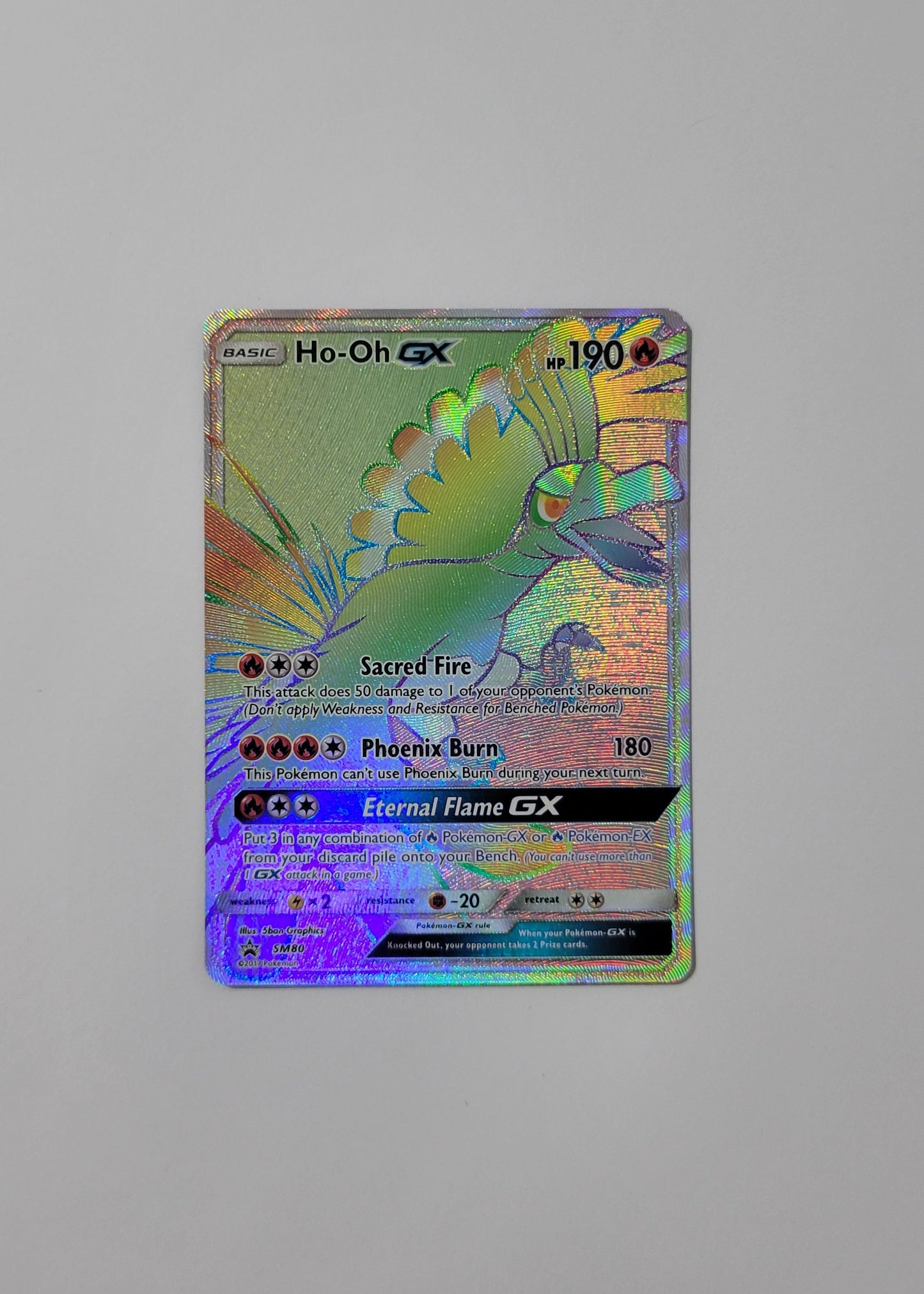 Ho-Oh GX SM80 - Black Star Promo