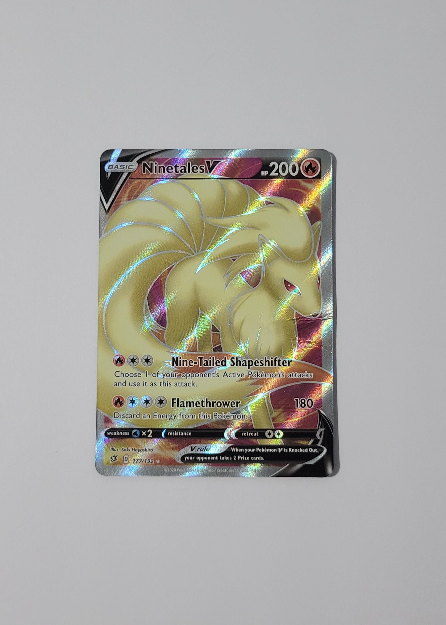 Ninetales V 177/192 - Rebel Clash