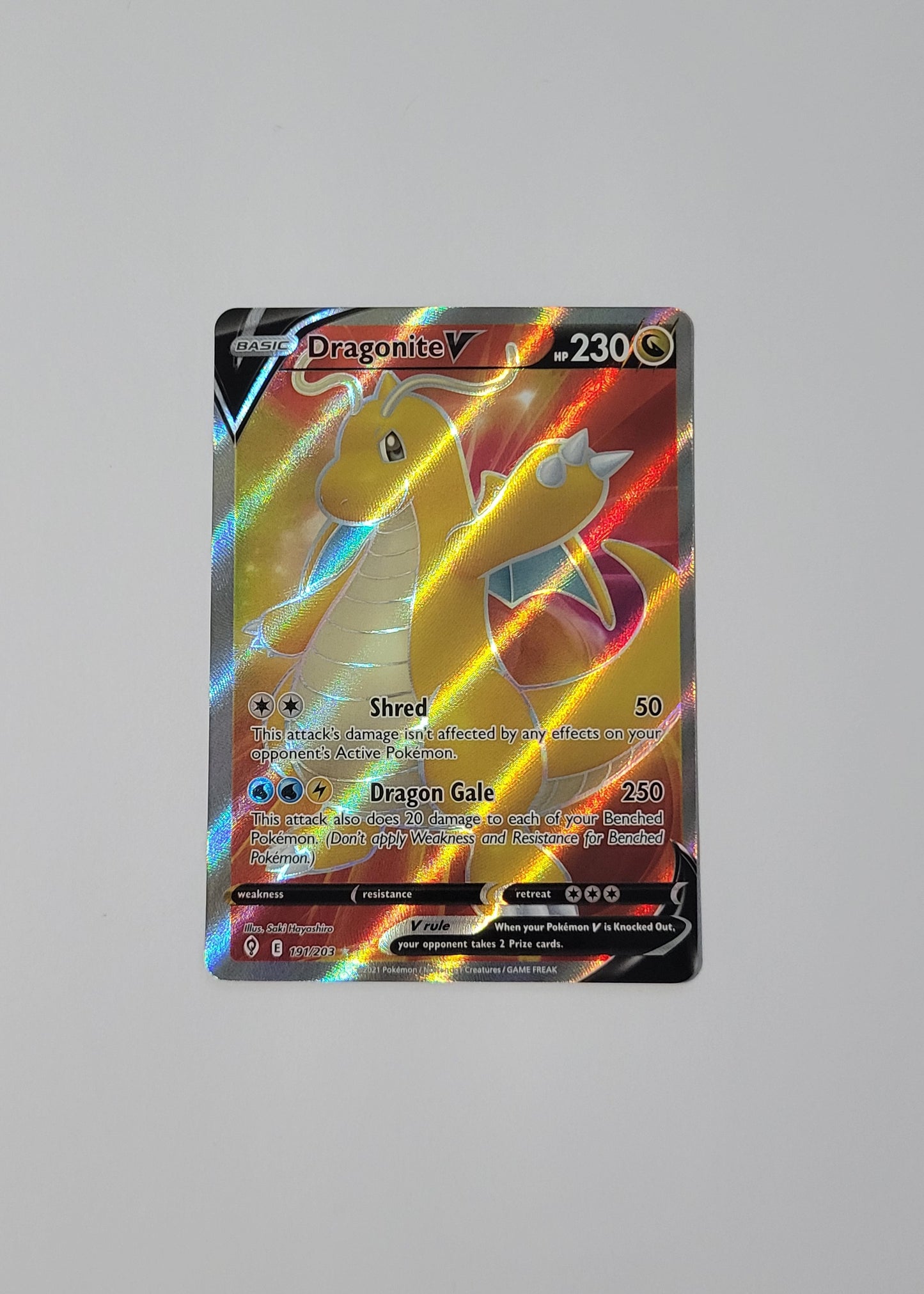 Dragonite V 191/203 - Evolving Skies