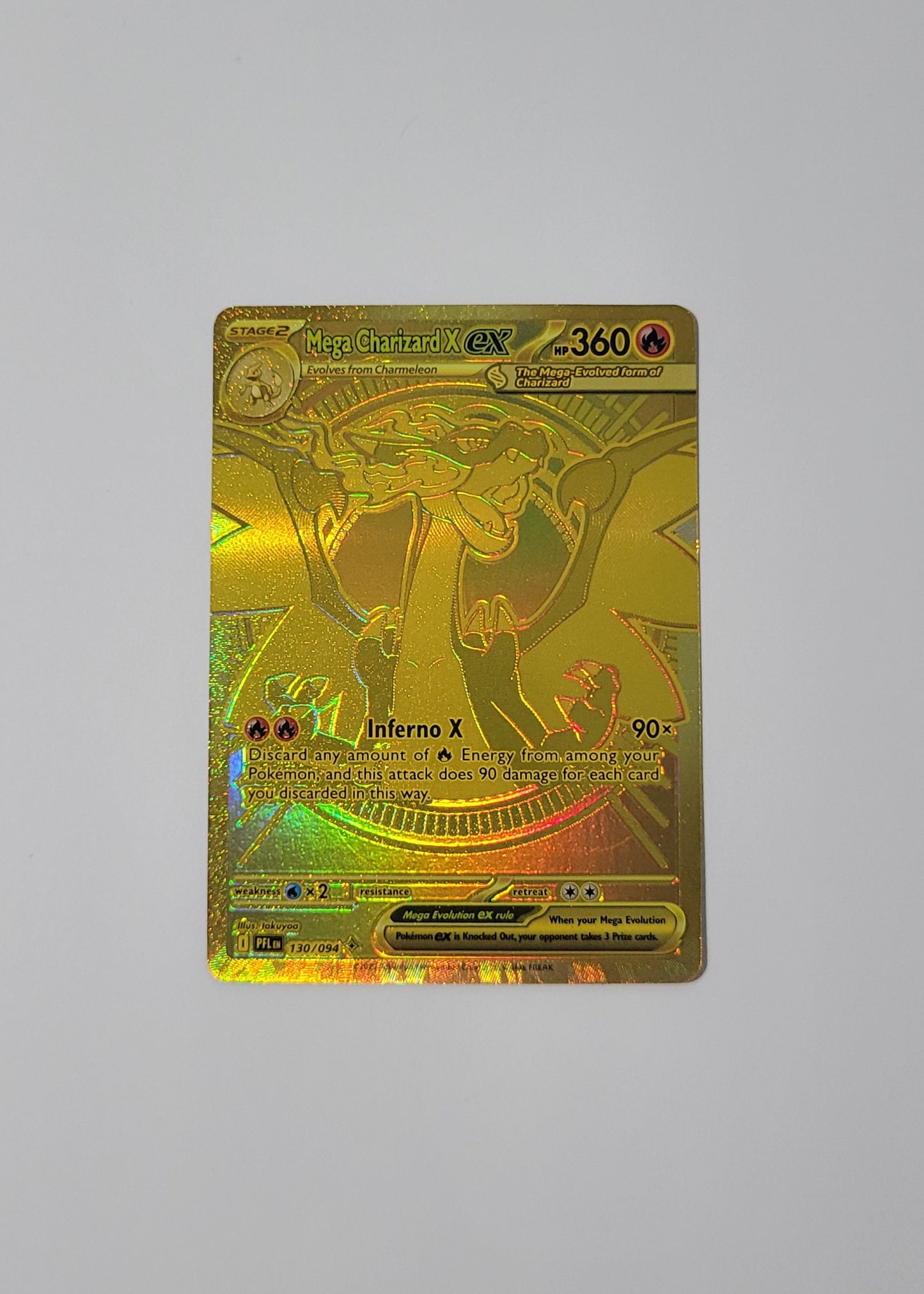 Mega Charizard X ex 130/094 - Phantasmal Flames