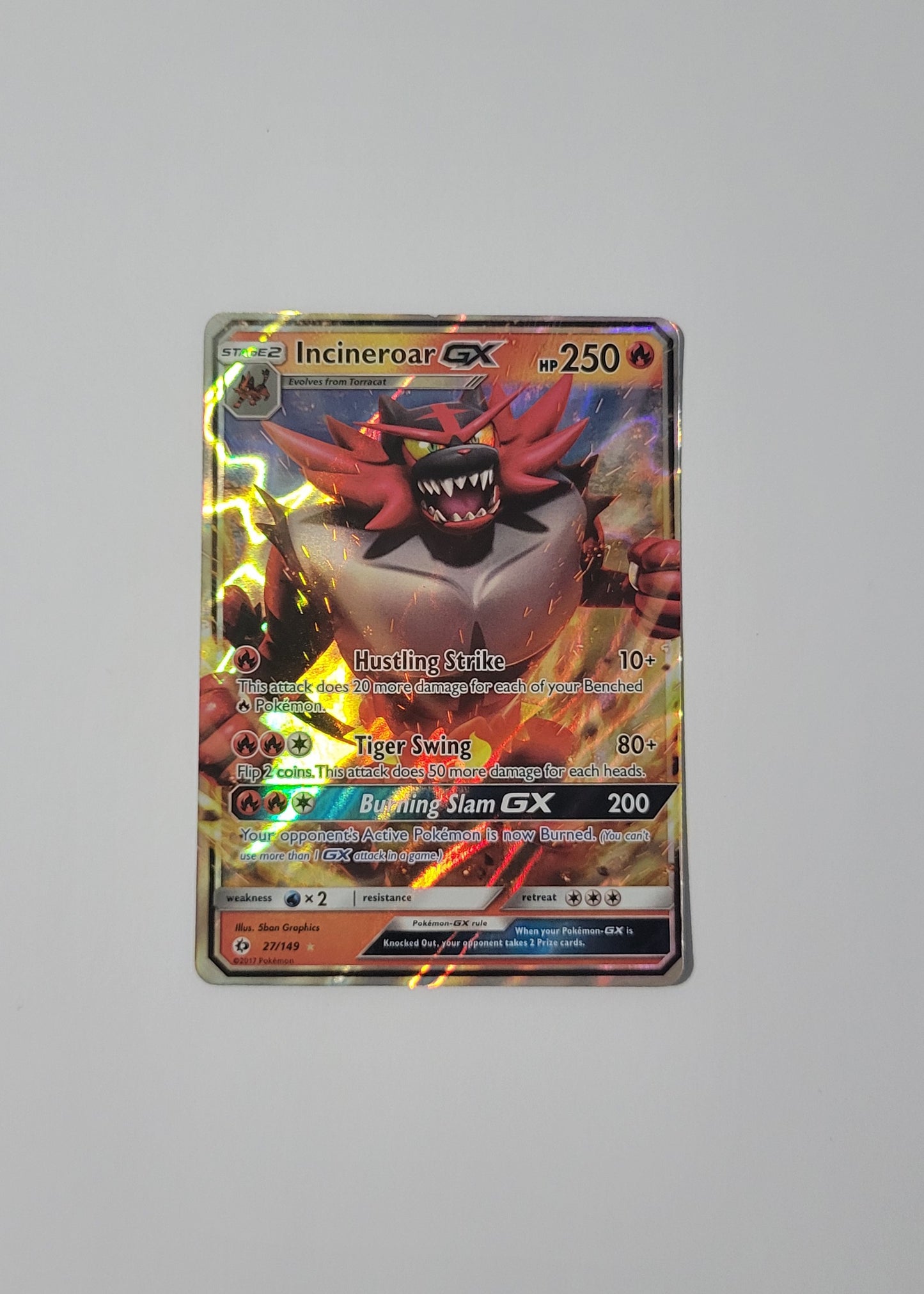 Incineroar GX 27/149 - Sun & Moon Base Set