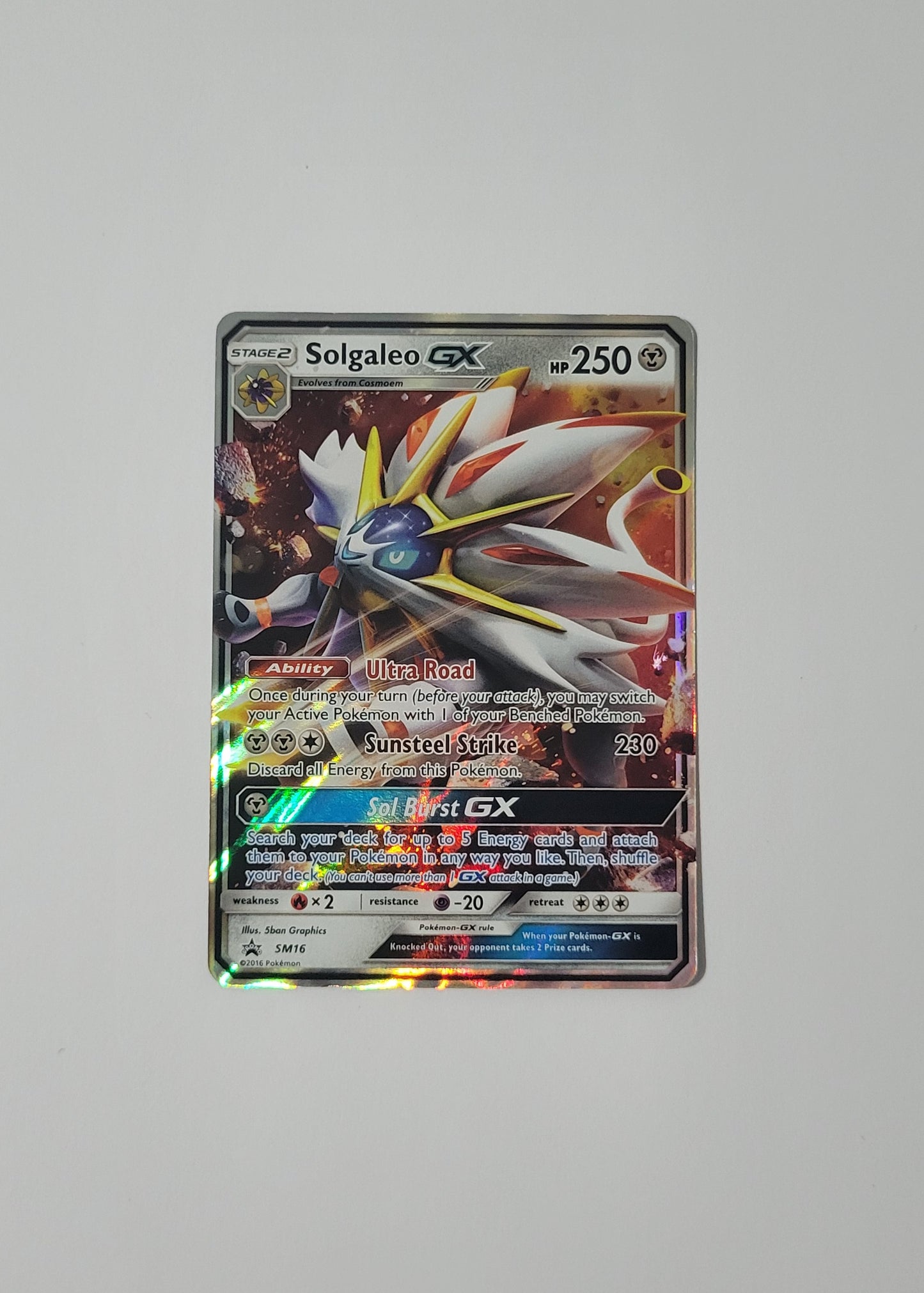 Solgaleo GX SM16 - Black Star Promo