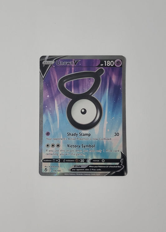 Unown V 176/195- Silver Tempest