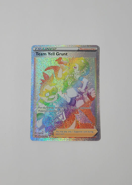Team Yell Grunt 210/202 - Sword & Shield Base Set