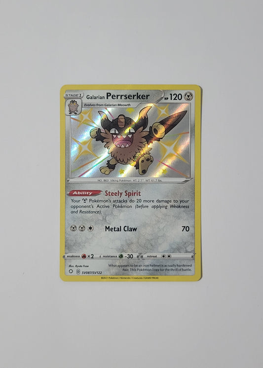 Galarian Perrserker SV087/SV122 - Shining Fates: Shiny Vault