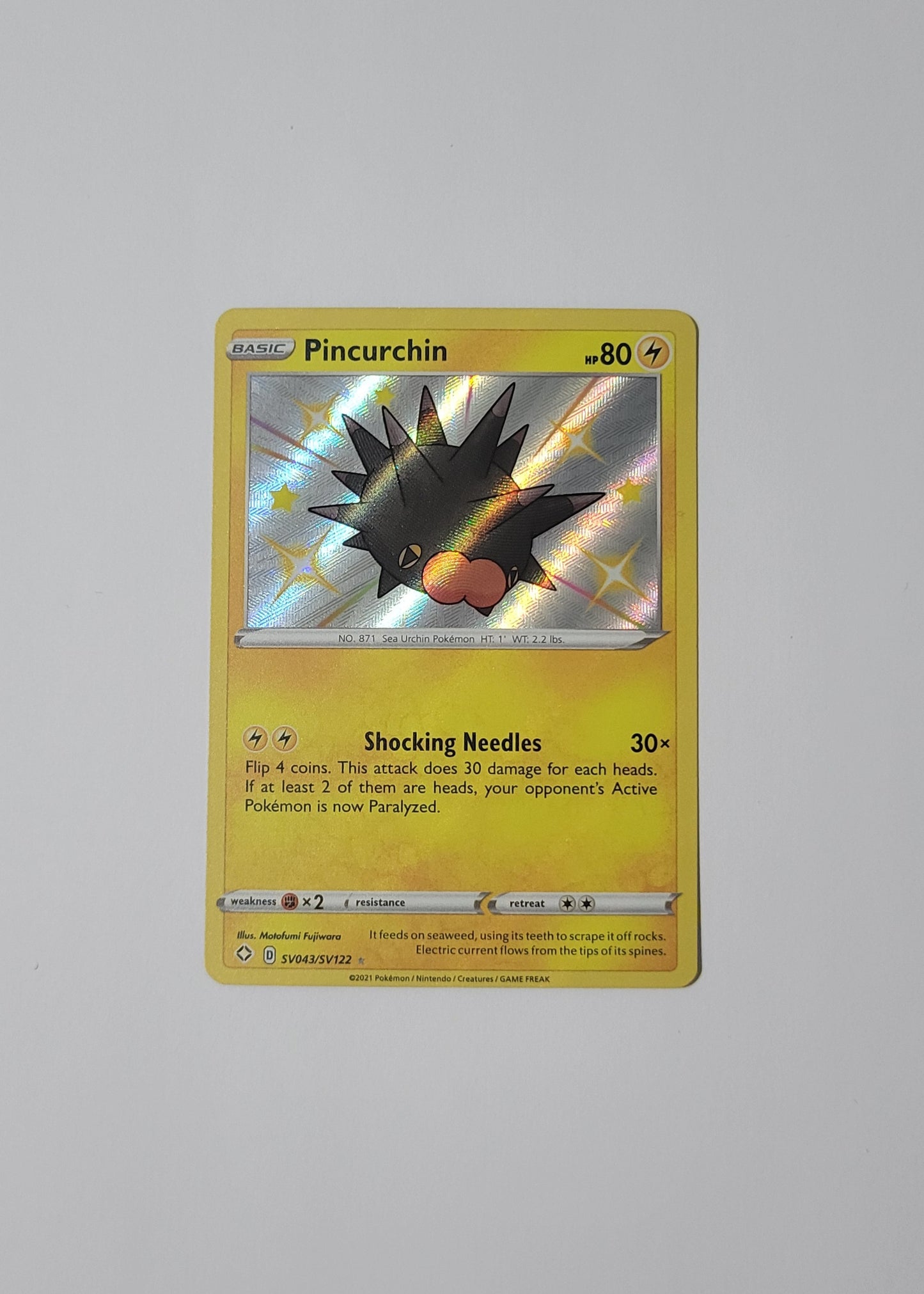 Pincurchin SV043/SV122 - Shining Fates: Shiny Vault