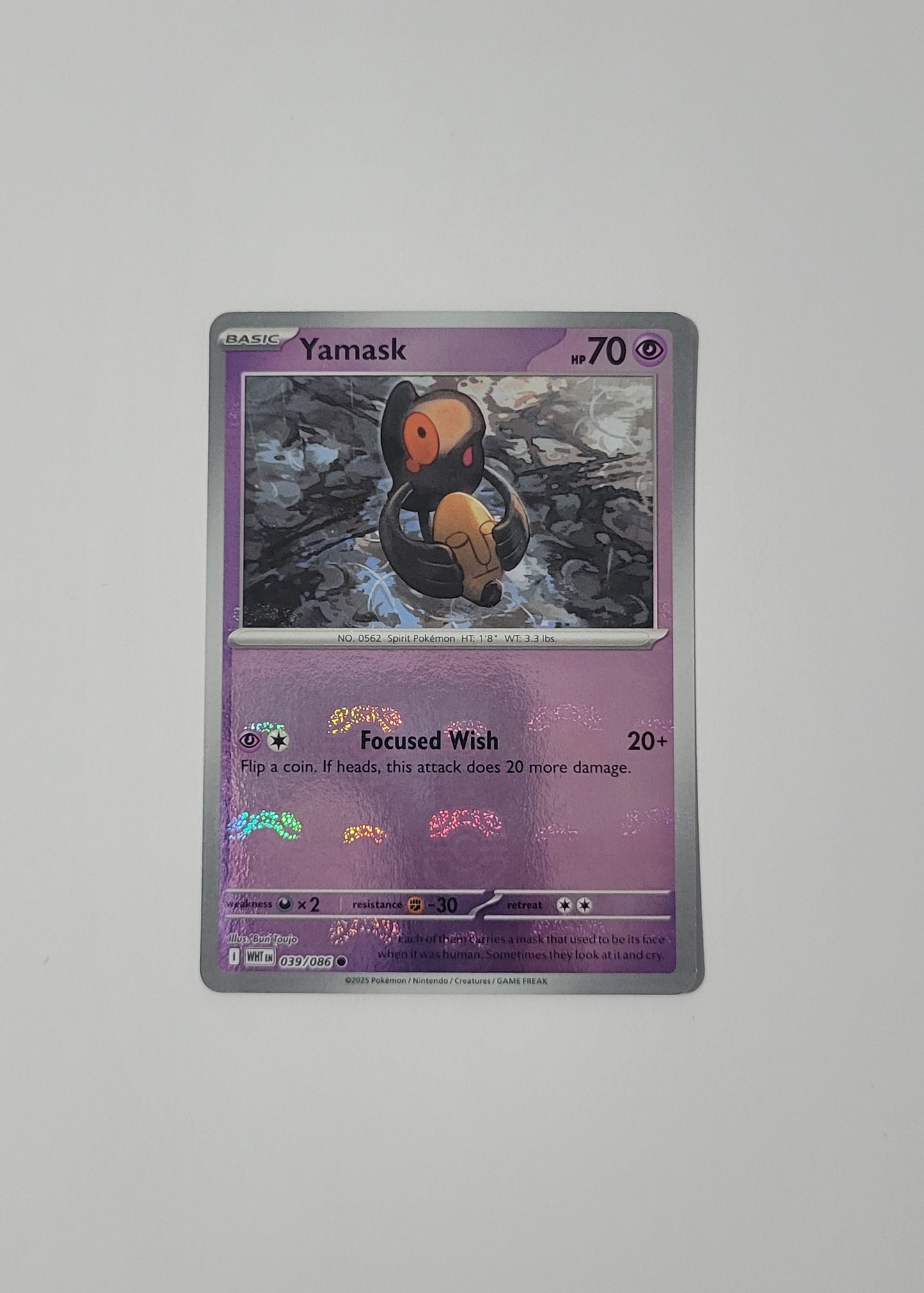 Yamask 039/086 (Master Ball) - White Flare