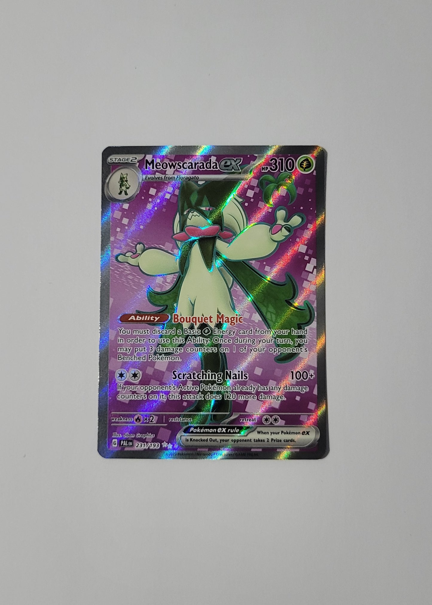 Meowscarada ex 231/193 - Paldea Evolved