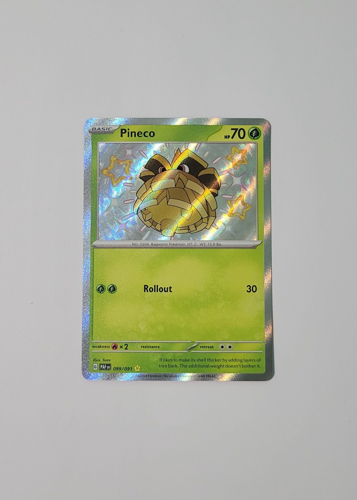 Pineco 099/091 - Paldean Fates