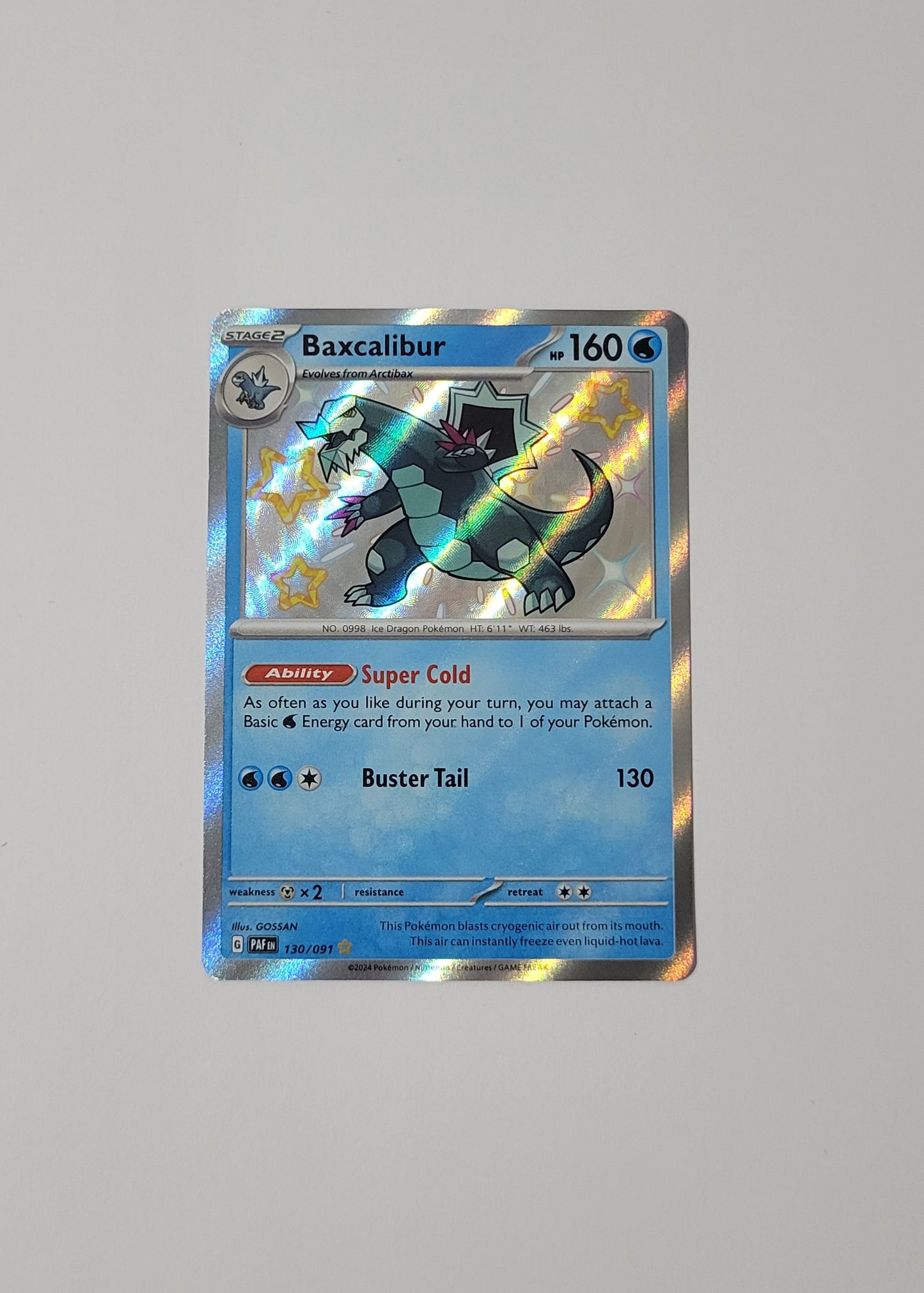 Baxcalibur 130/091 - Paldean Fates