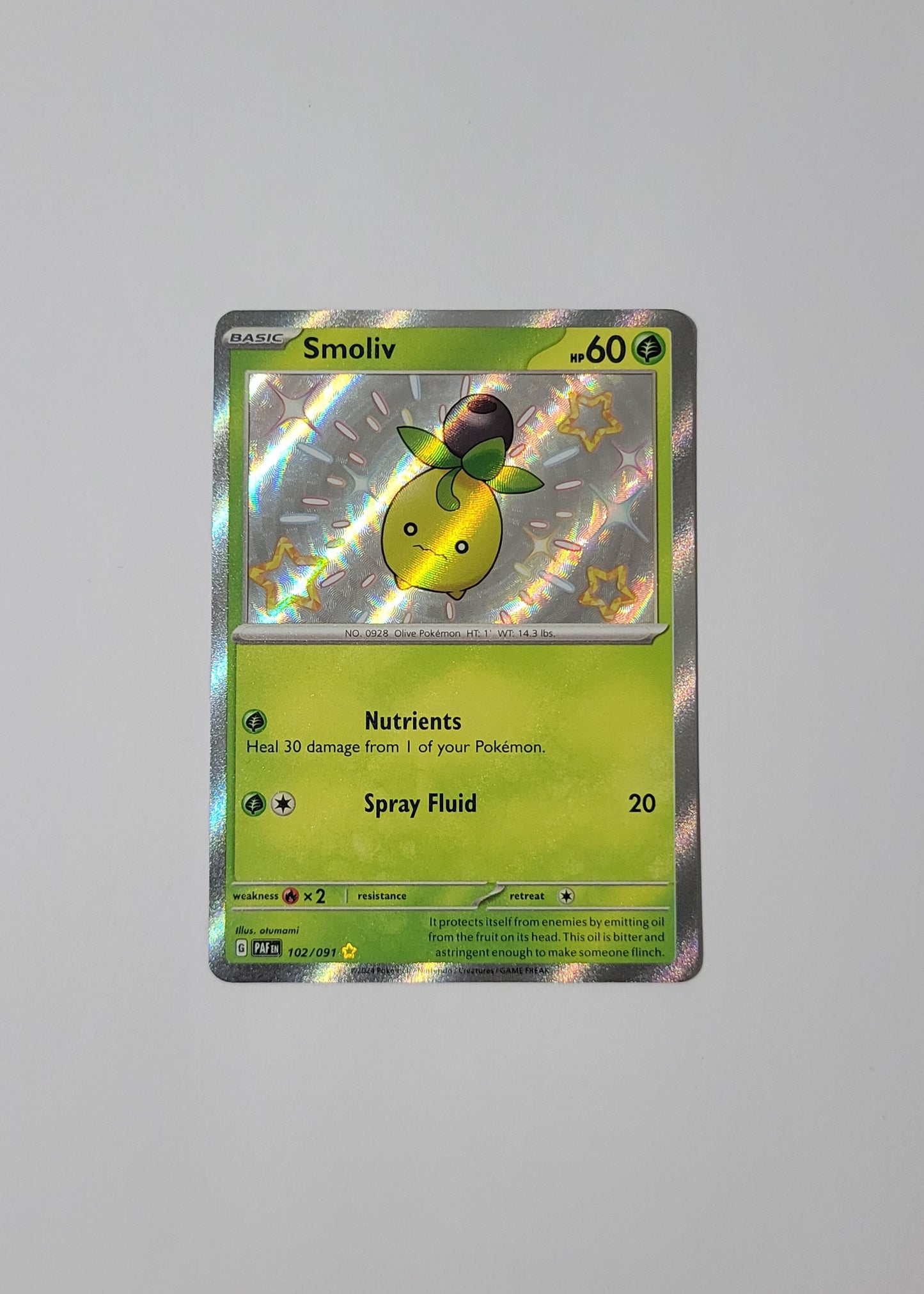 Smoliv 102/091 - Paldean Fates