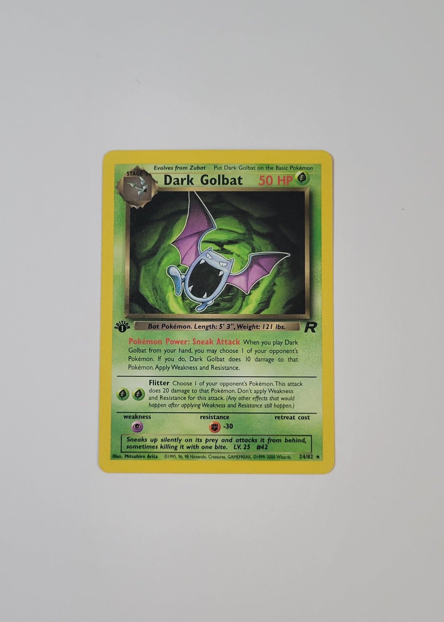 Dark Golbat 24/82 - Team Rocket (1st Edition)