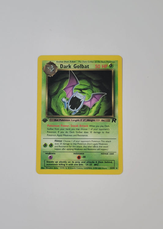Dark Golbat 24/82 - Team Rocket (1st Edition)