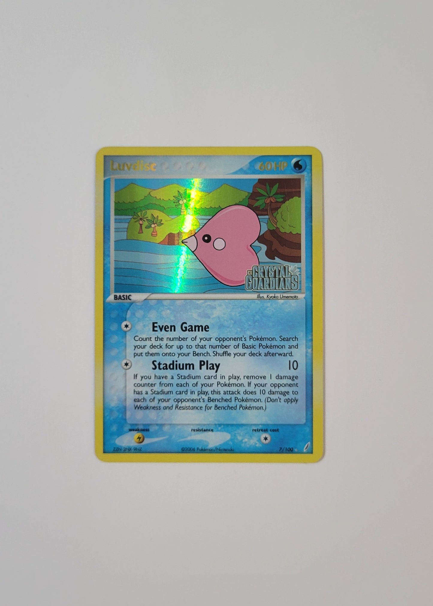 Luvdisc 7/100 (Reverse Holo) - EX Crystal Guardians