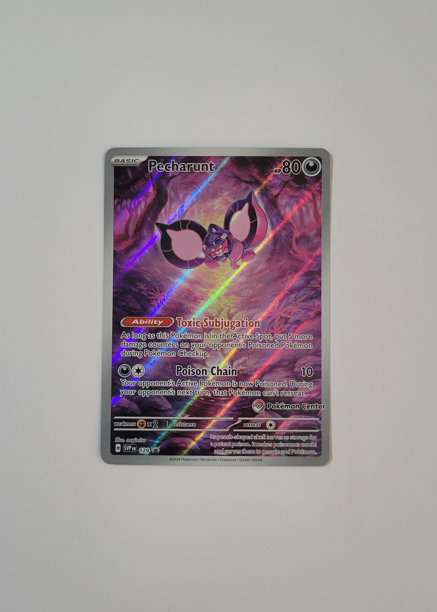 Pecharunt SVP129 (Pokémon Center Stamped) - Black Star Promo