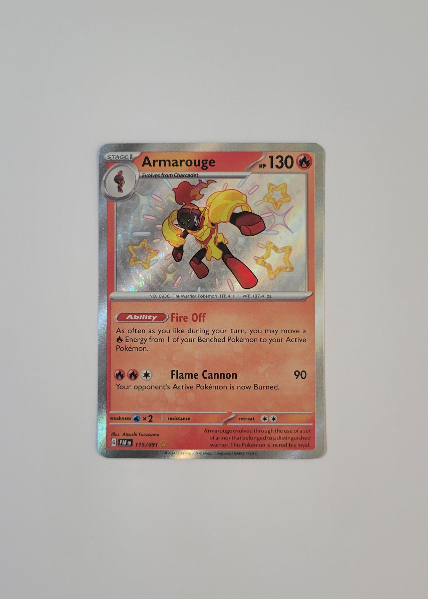 Armarouge 115/091 - Paldean Fates