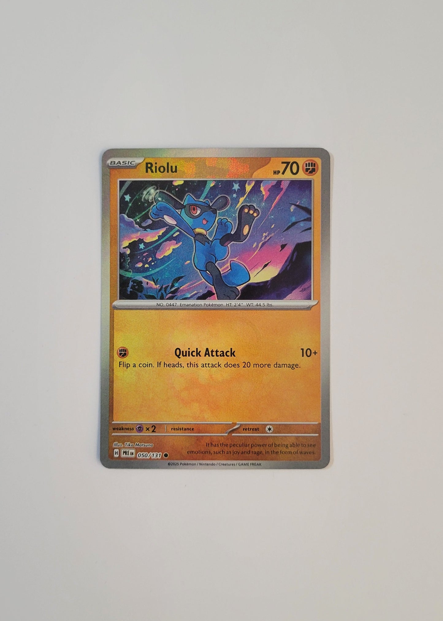 Riolu 050/131 (Master Ball) - Prismatic Evolutions