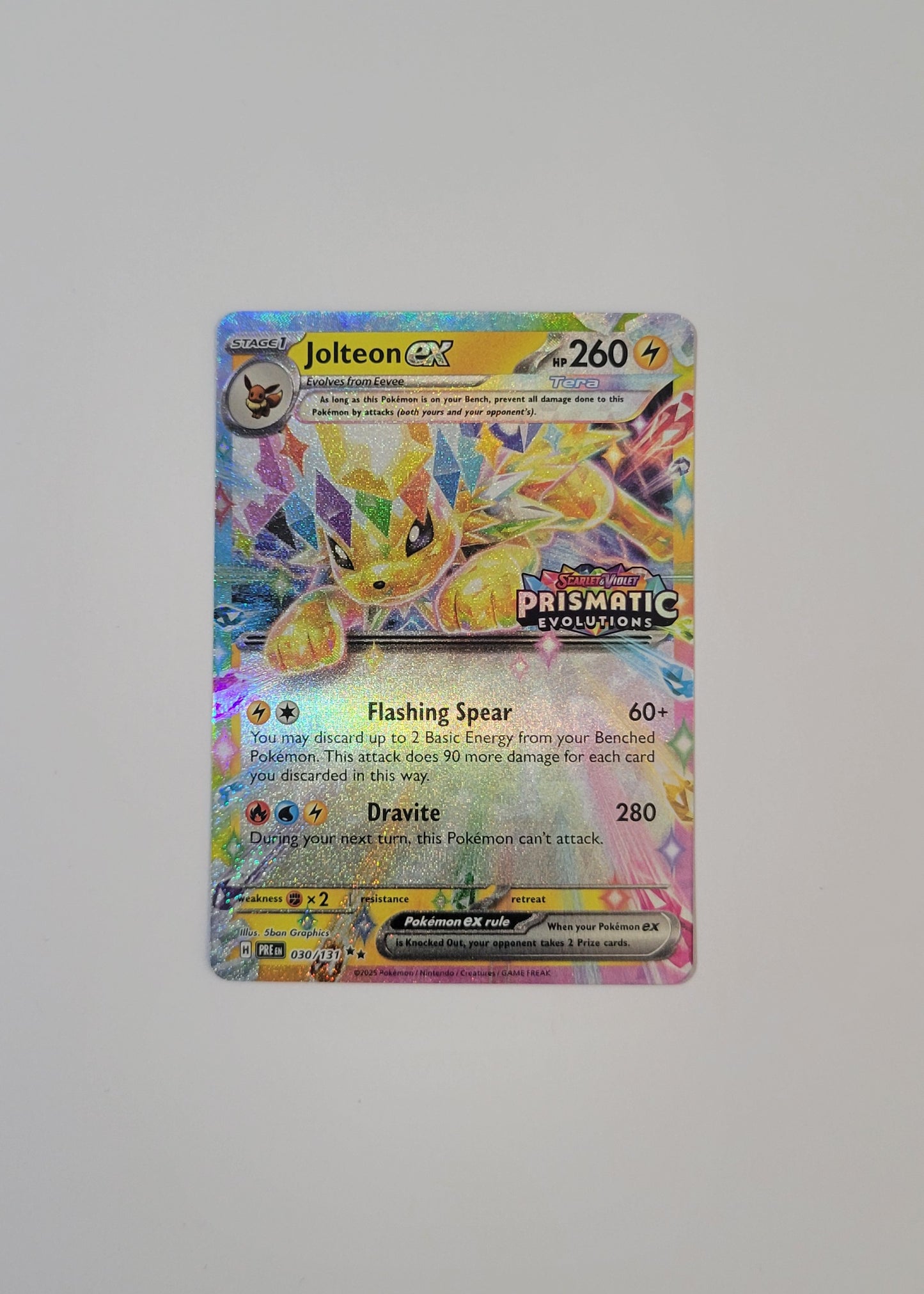 Jolteon ex 030/131 (Stamped) - Prismatic Evolutions