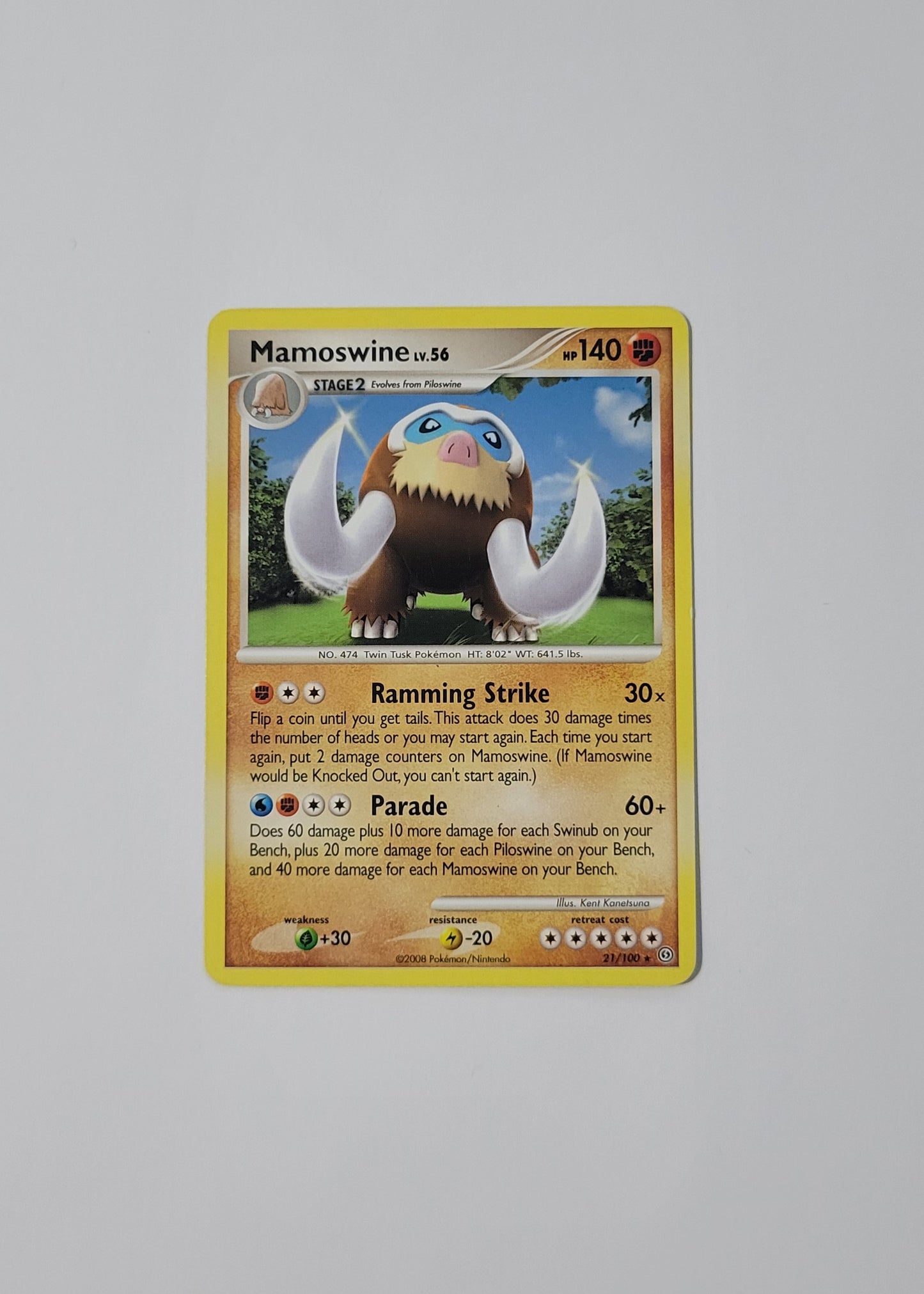 Mamoswine LV. 56 21/100 - Stormfront