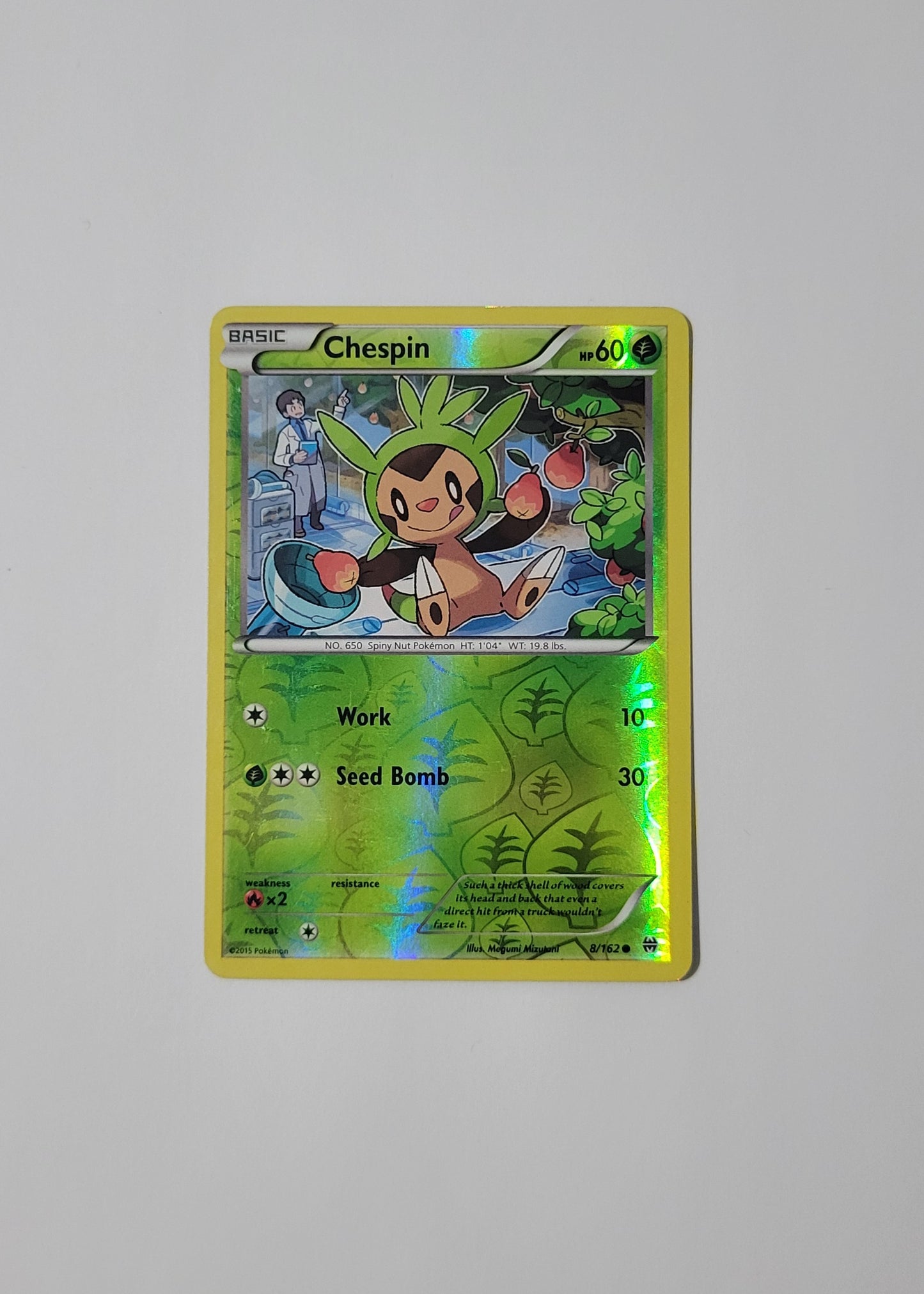Chespin 8/162 (Reverse Holo) - BREAKthrough