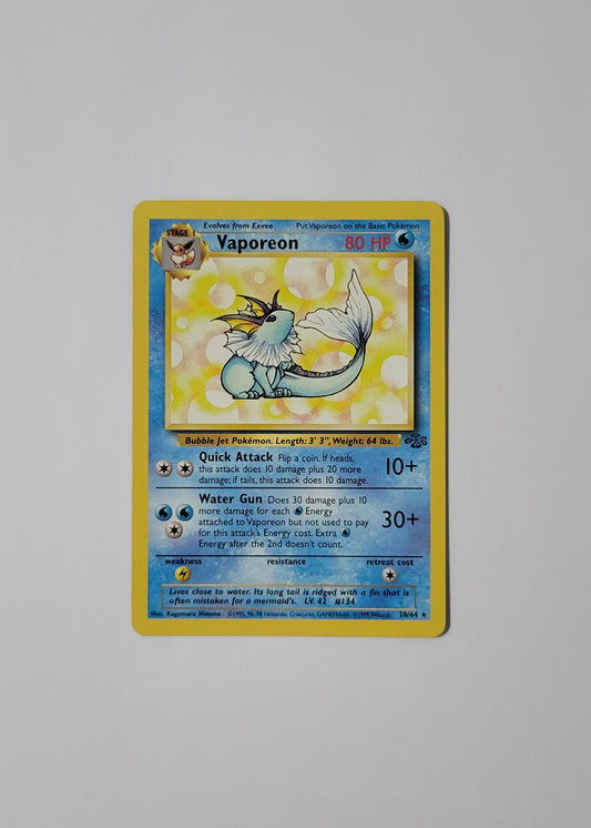 Vaporeon 28/64 (Non-Holo) - Jungle