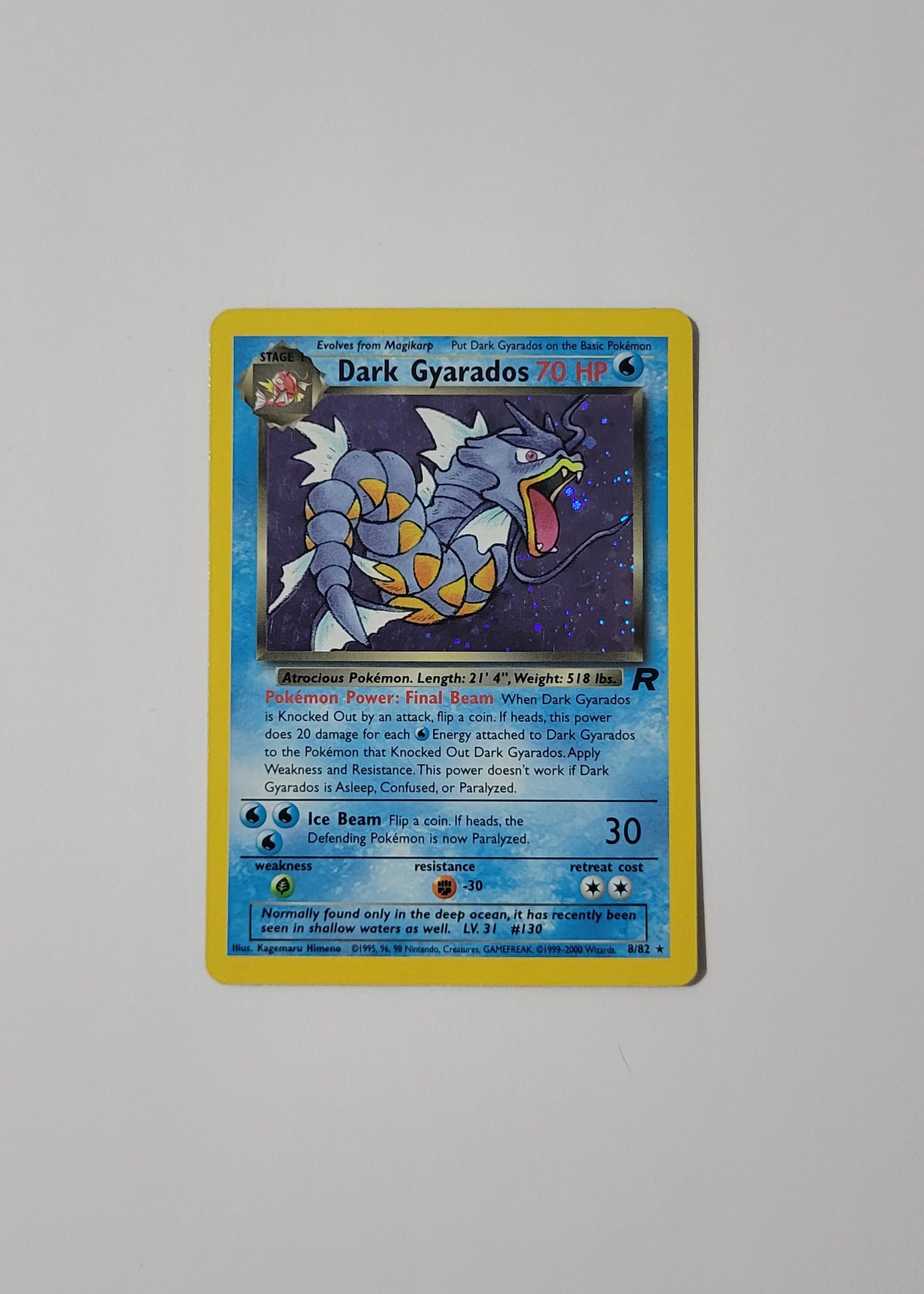 Dark Gyarados 8/82 (Holo) - Team Rocket