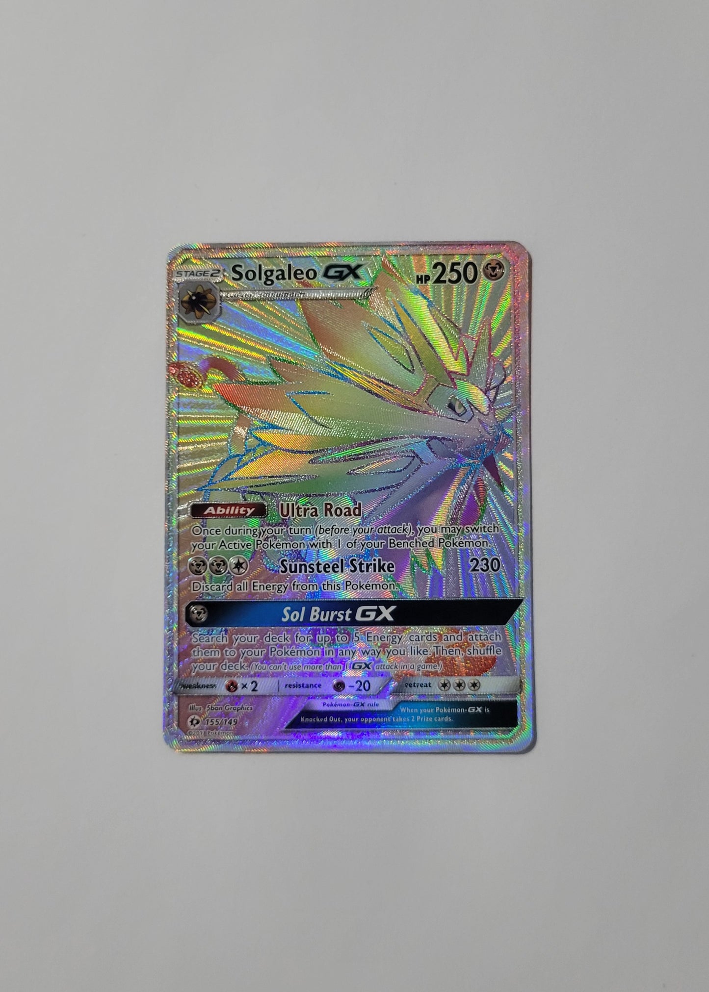 Solgaleo GX 155/149 - Sun & Moon Base Set