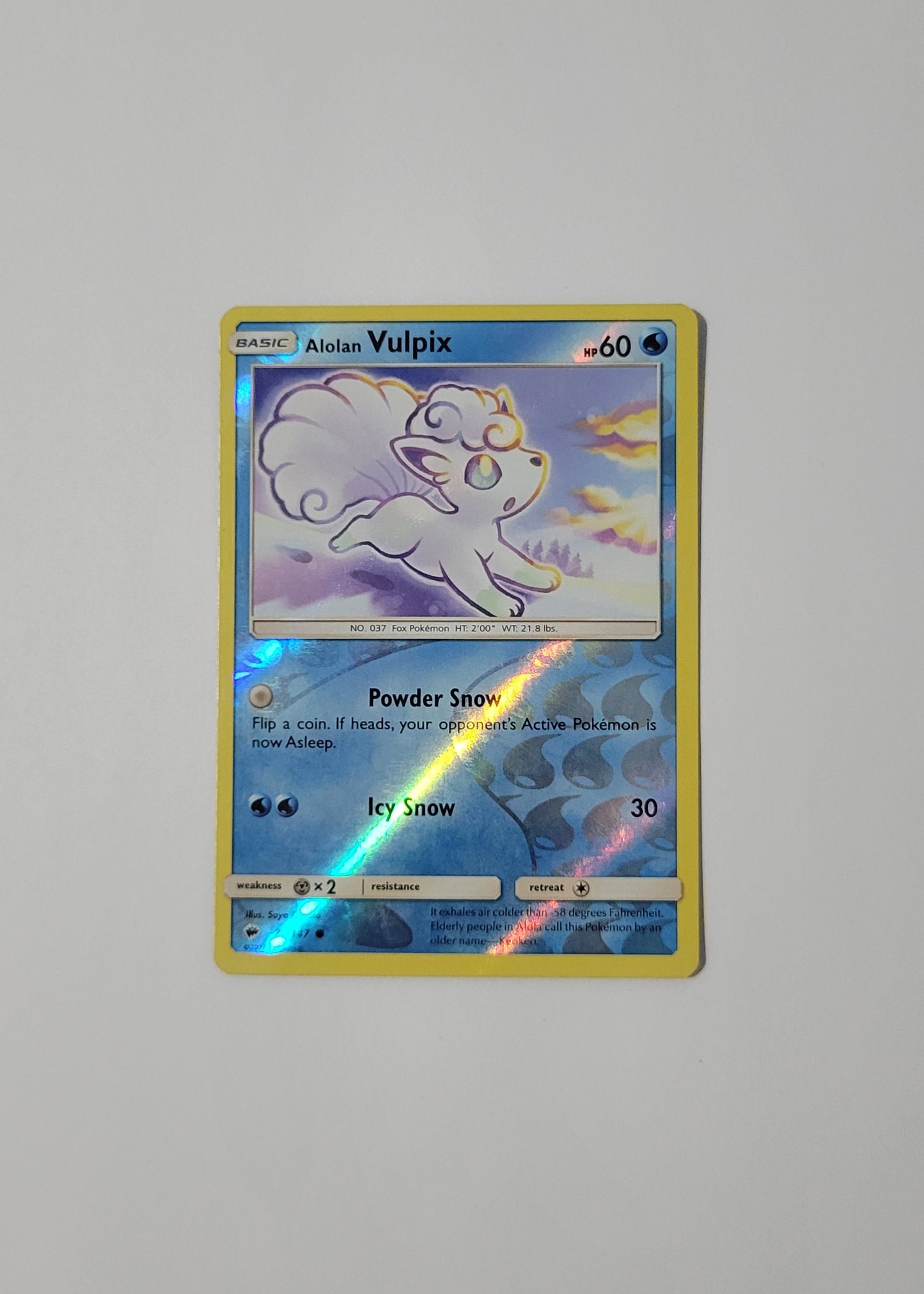 Alolan Vulpix 27/147 (Reverse Holo) - Burning Shadows