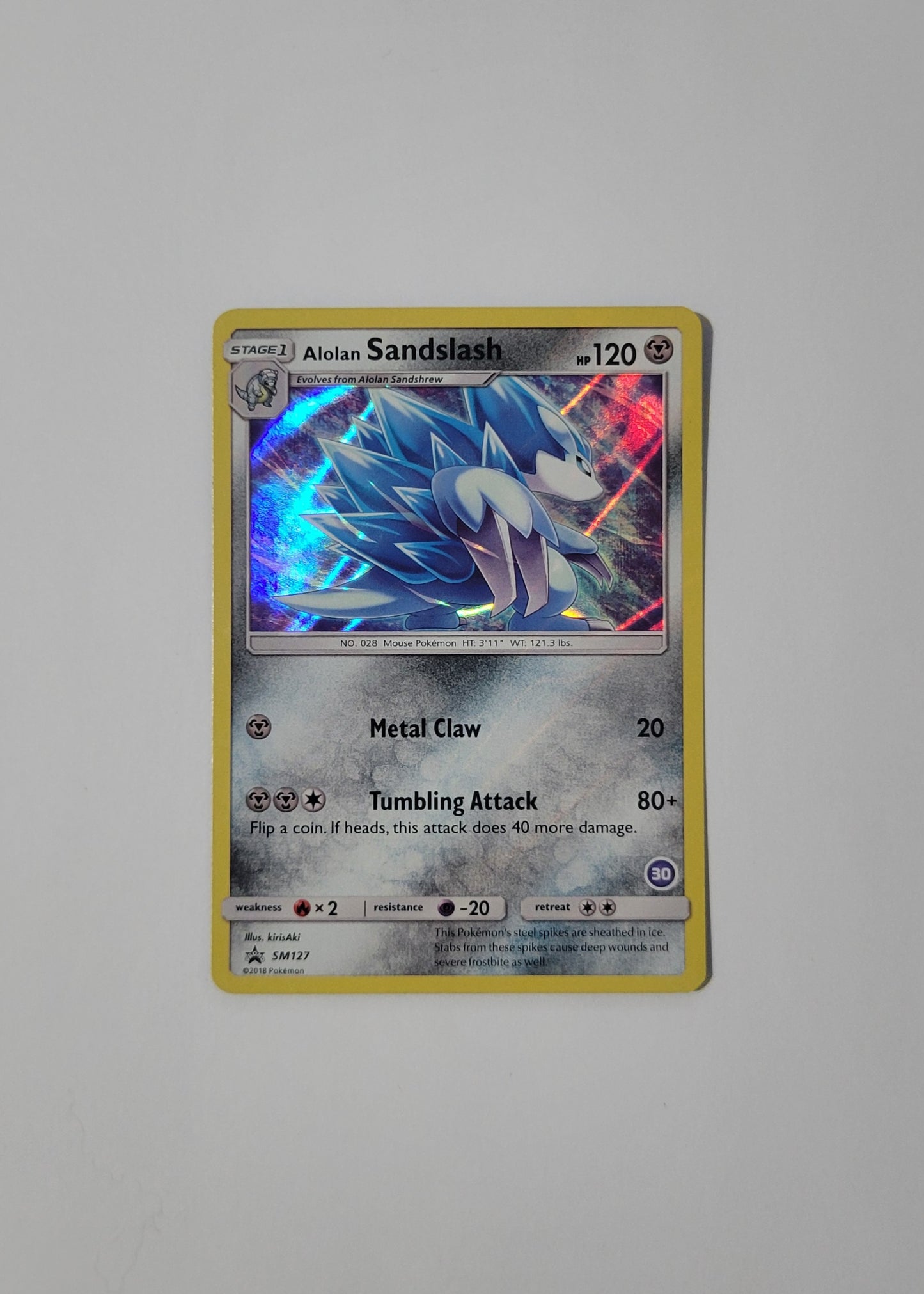 Alolan Sandslash SM127 - Black Star Promo