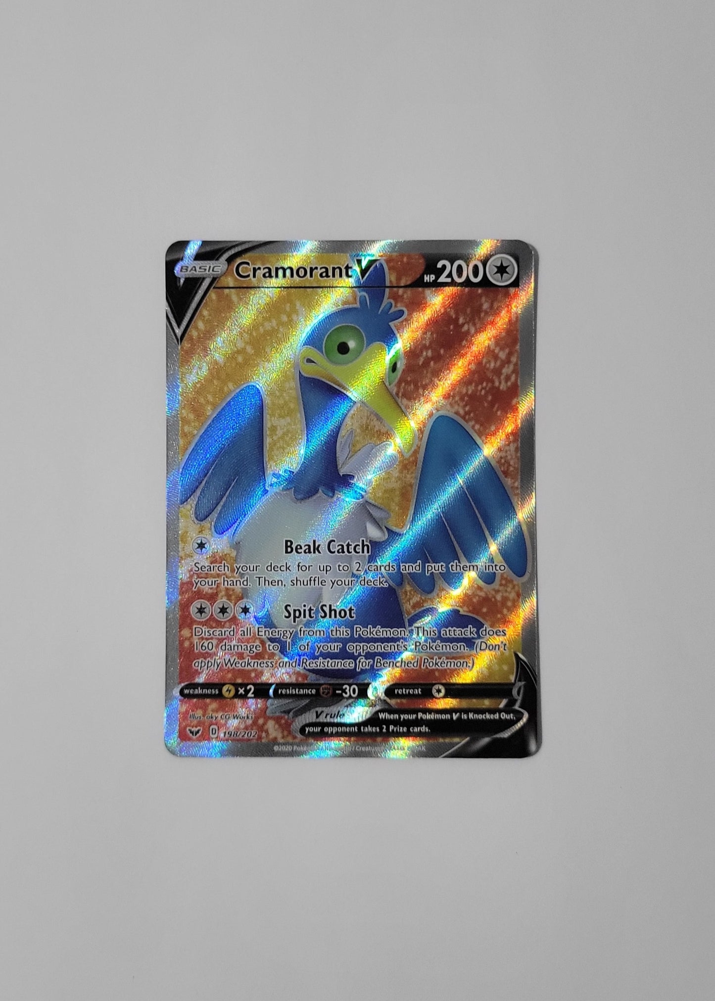 Cramorant V 198/202 - Sword & Shield Base Set